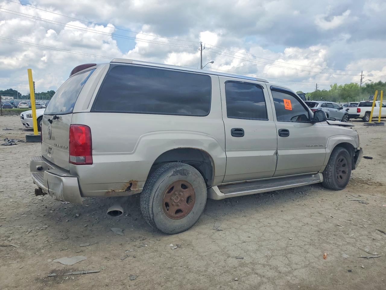 2004 Cadillac Escalade Esv Beige vin: 3GYFK66N24G206071