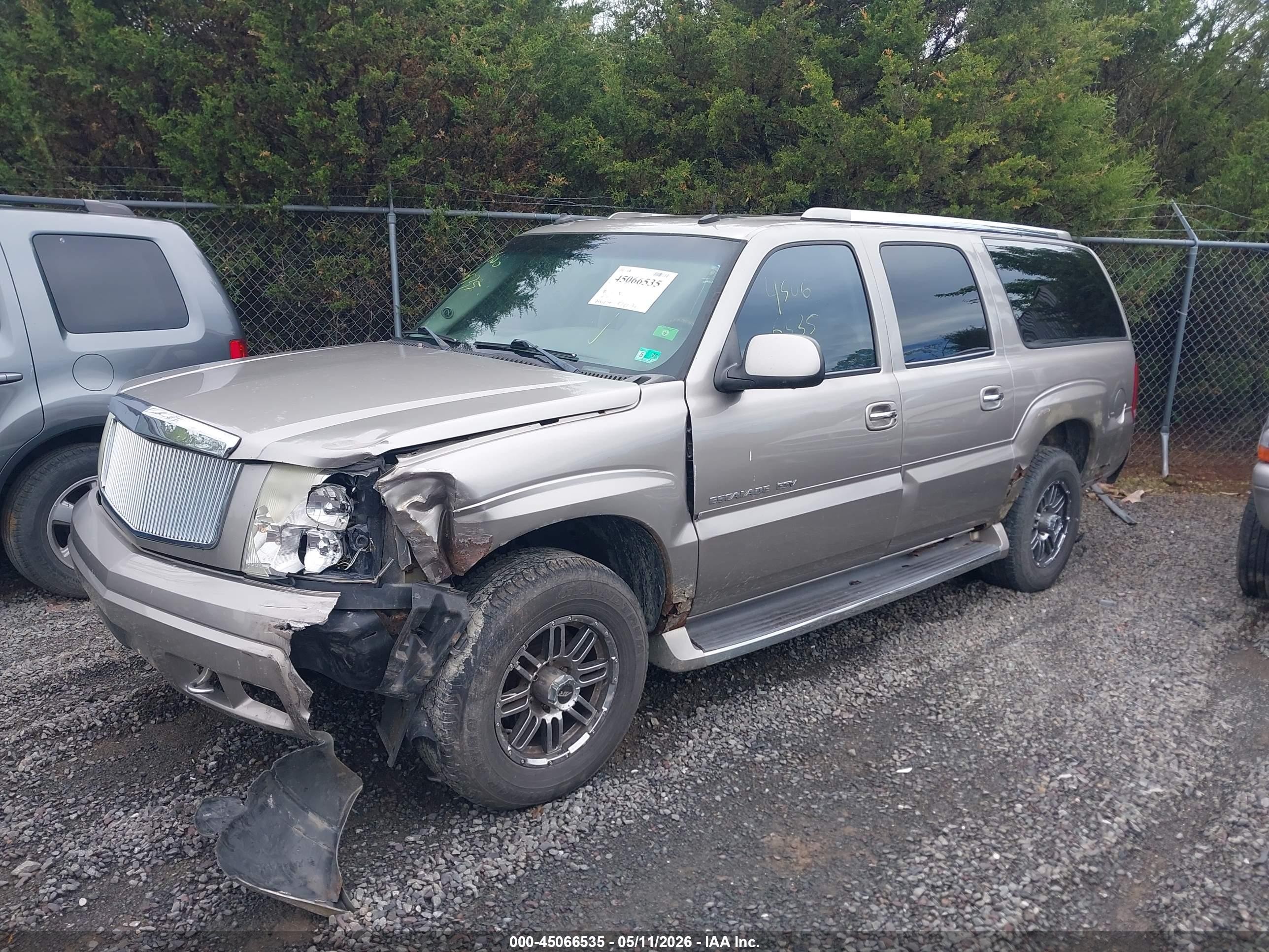 2003 Cadillac Escalade Esv Standard Gold vin: 3GYFK66N33G289993