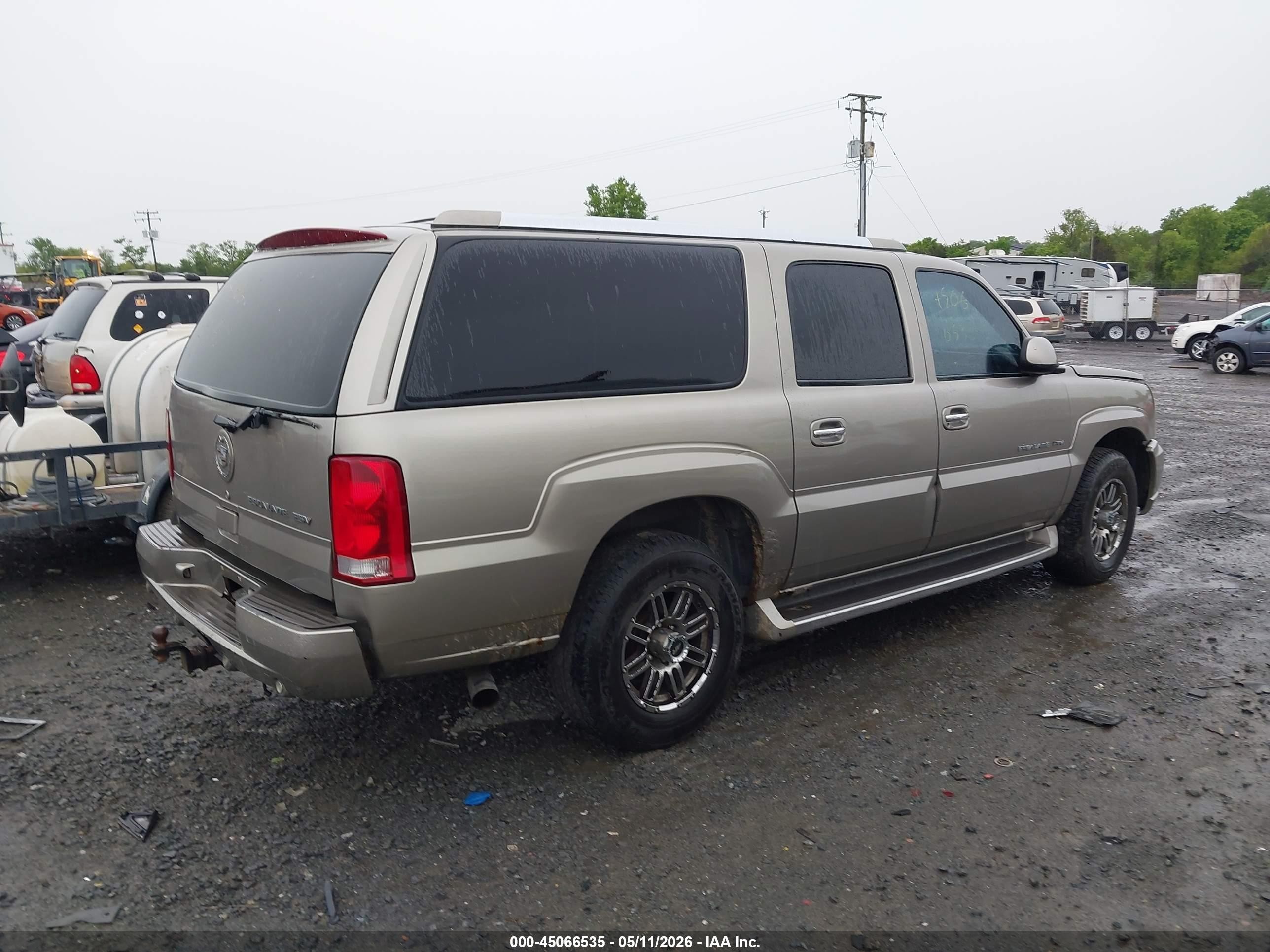 2003 Cadillac Escalade Esv Standard Gold vin: 3GYFK66N33G289993
