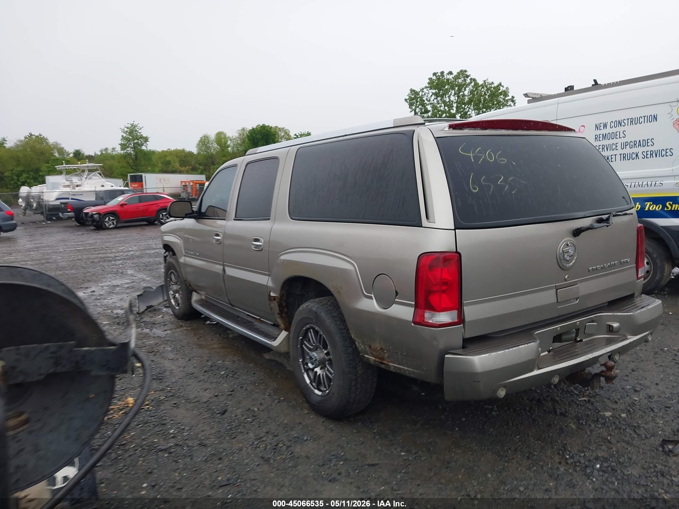 2003 Cadillac Escalade Esv Standard Gold vin: 3GYFK66N33G289993