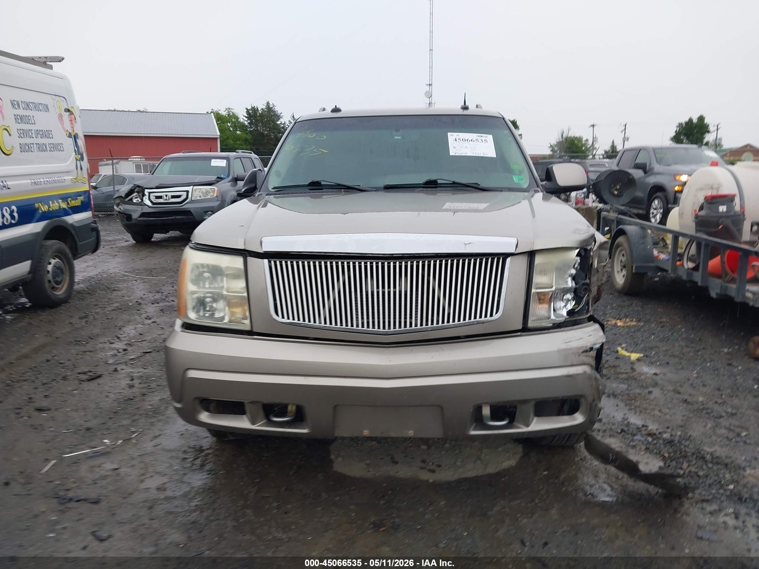 2003 Cadillac Escalade Esv Standard Gold vin: 3GYFK66N33G289993