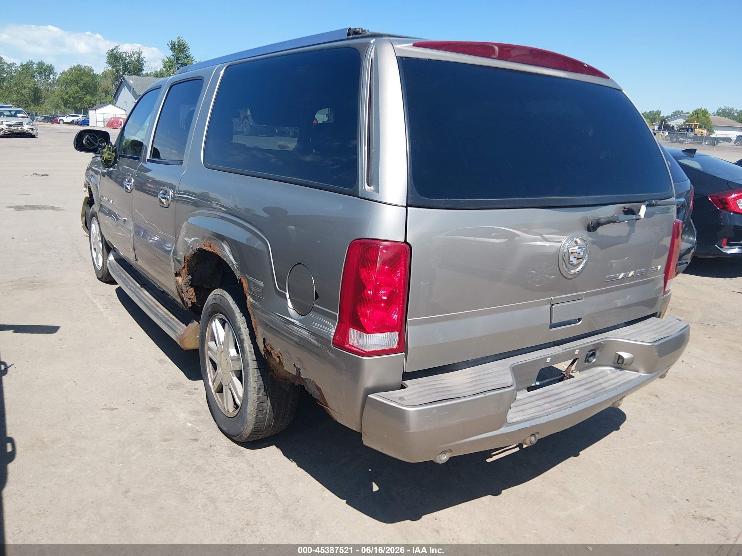 2003 Cadillac Escalade Esv Standard Tan vin: 3GYFK66N43G332933