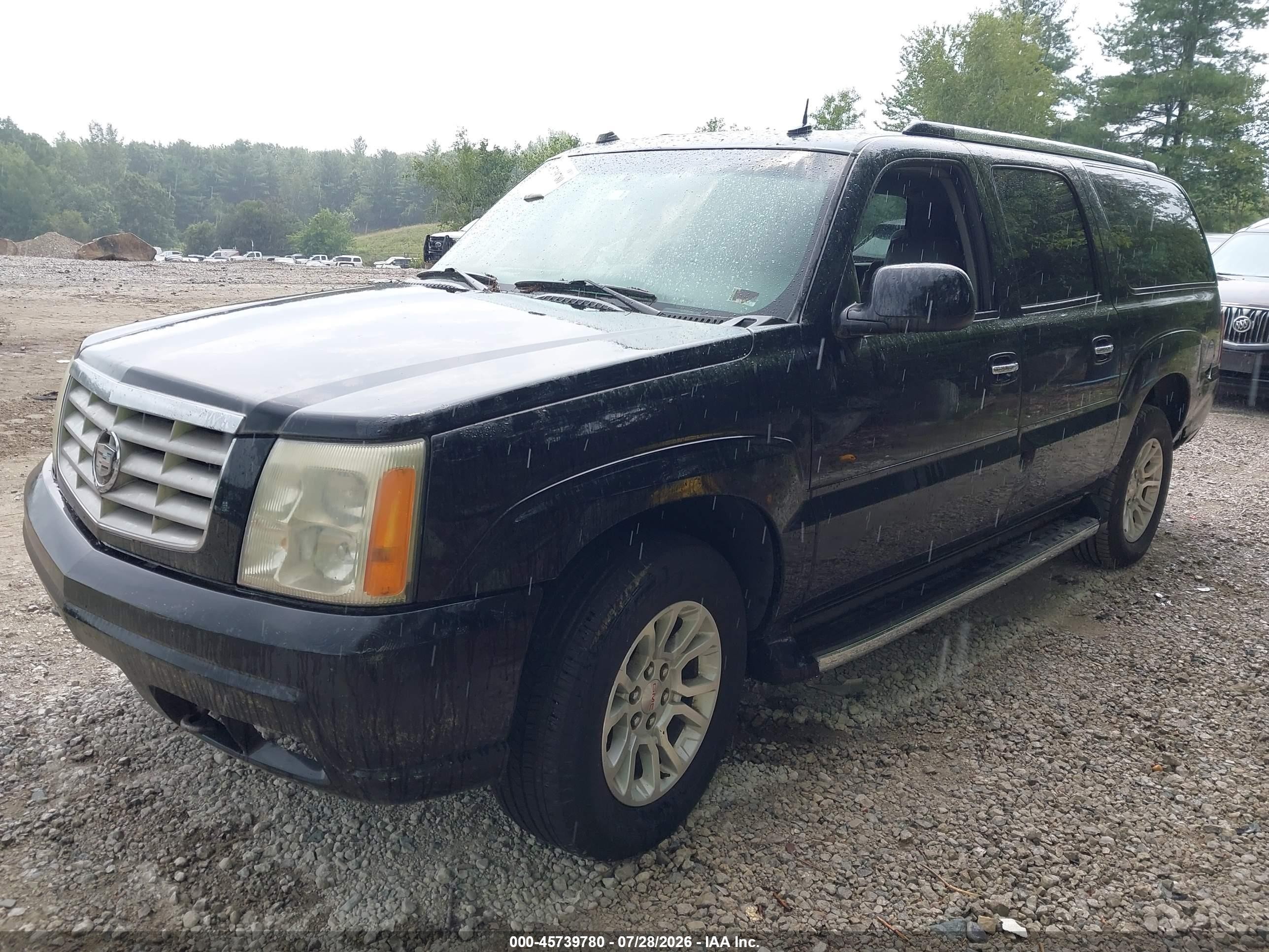 2004 Cadillac Escalade Esv Standard Black vin: 3GYFK66N44G110376