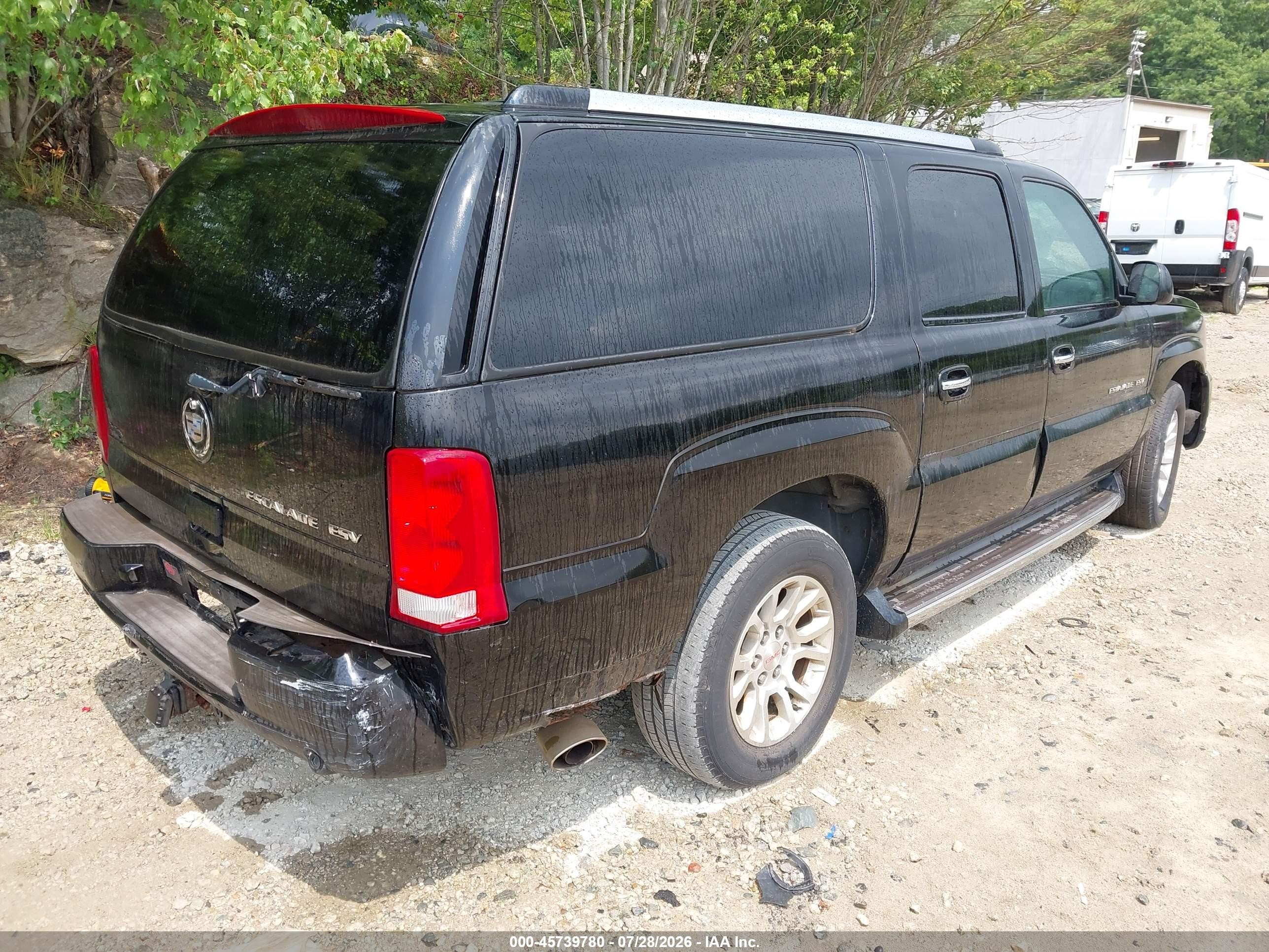 2004 Cadillac Escalade Esv Standard Black vin: 3GYFK66N44G110376