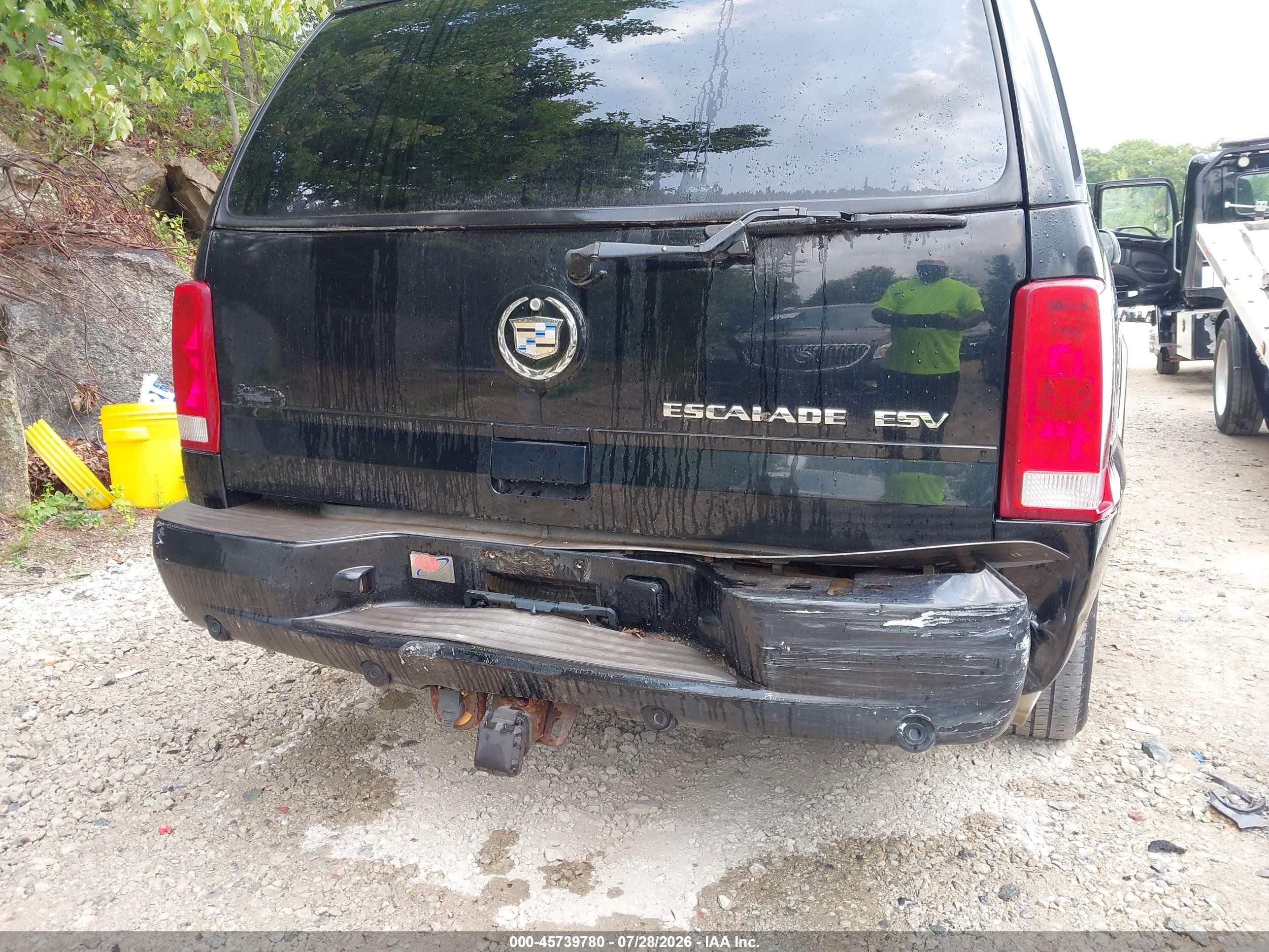 2004 Cadillac Escalade Esv Standard Black vin: 3GYFK66N44G110376