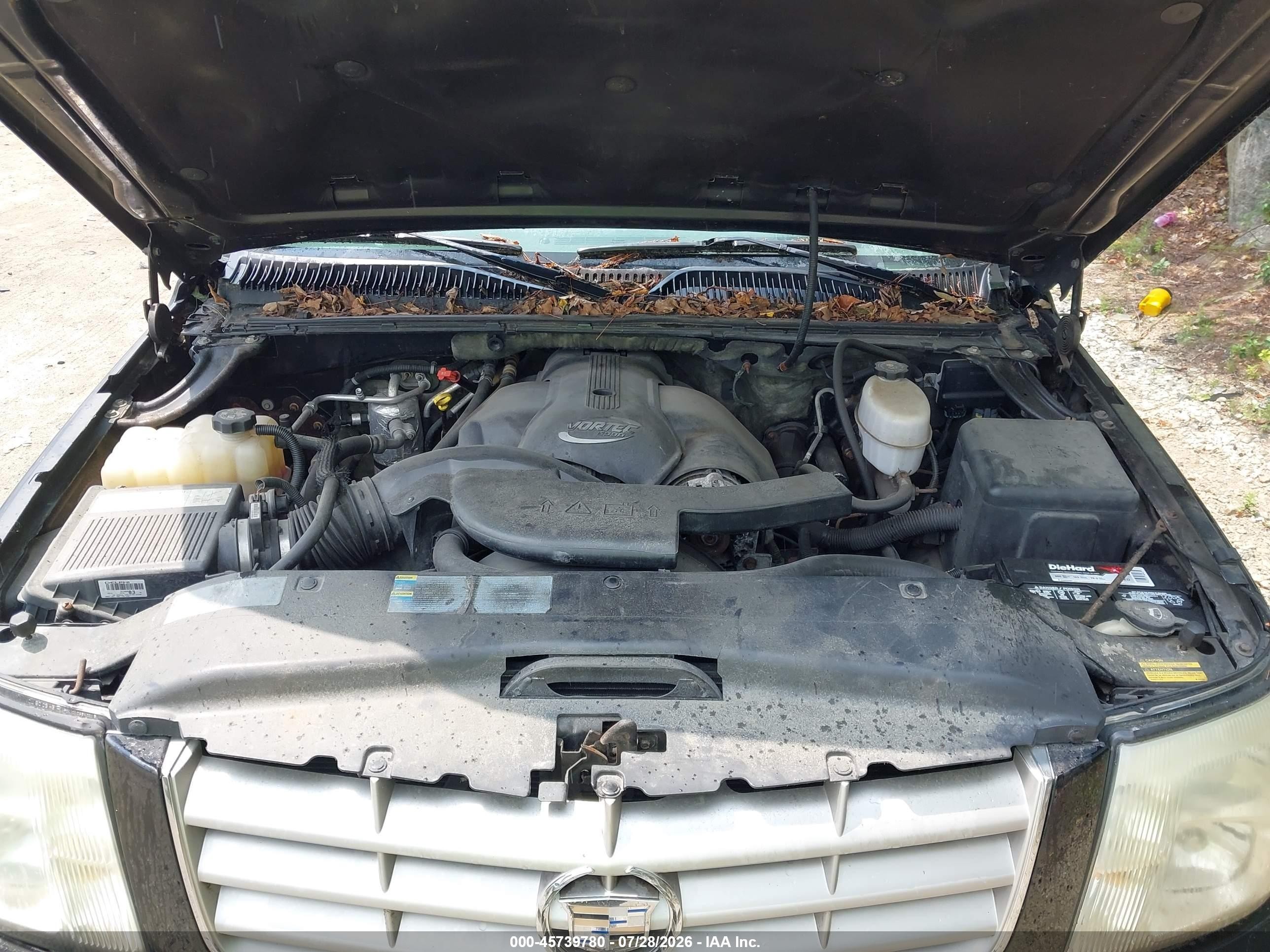 2004 Cadillac Escalade Esv Standard Black vin: 3GYFK66N44G110376