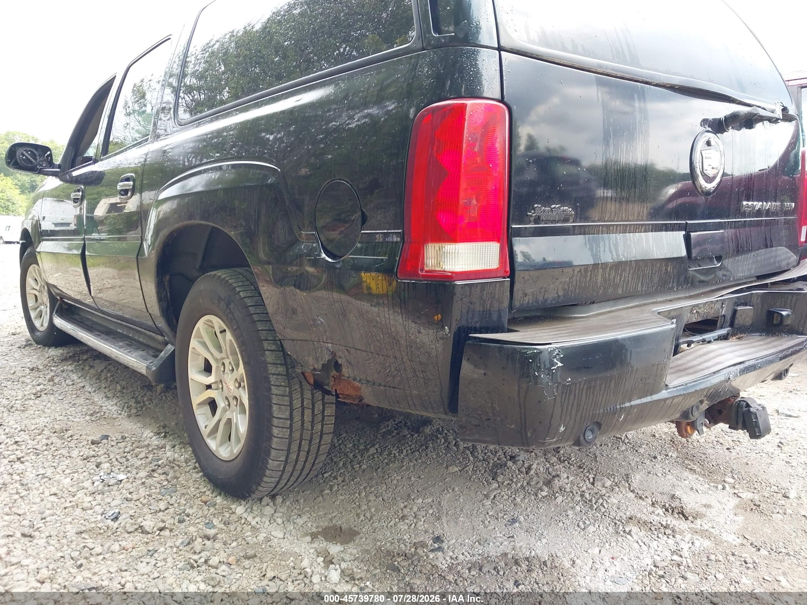 2004 Cadillac Escalade Esv Standard Black vin: 3GYFK66N44G110376