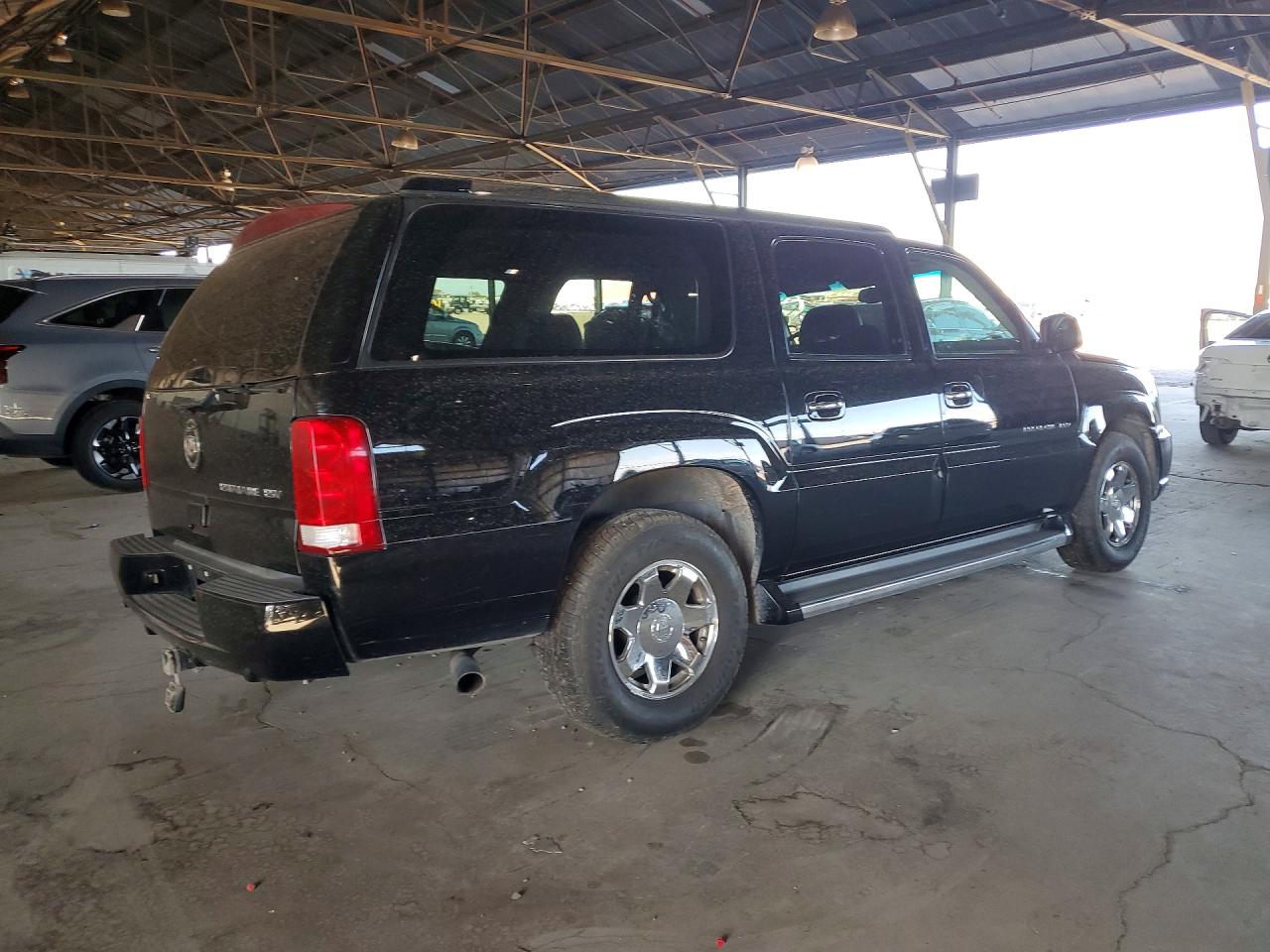 2005 Cadillac Escalade Esv Black vin: 3GYFK66N45G182454