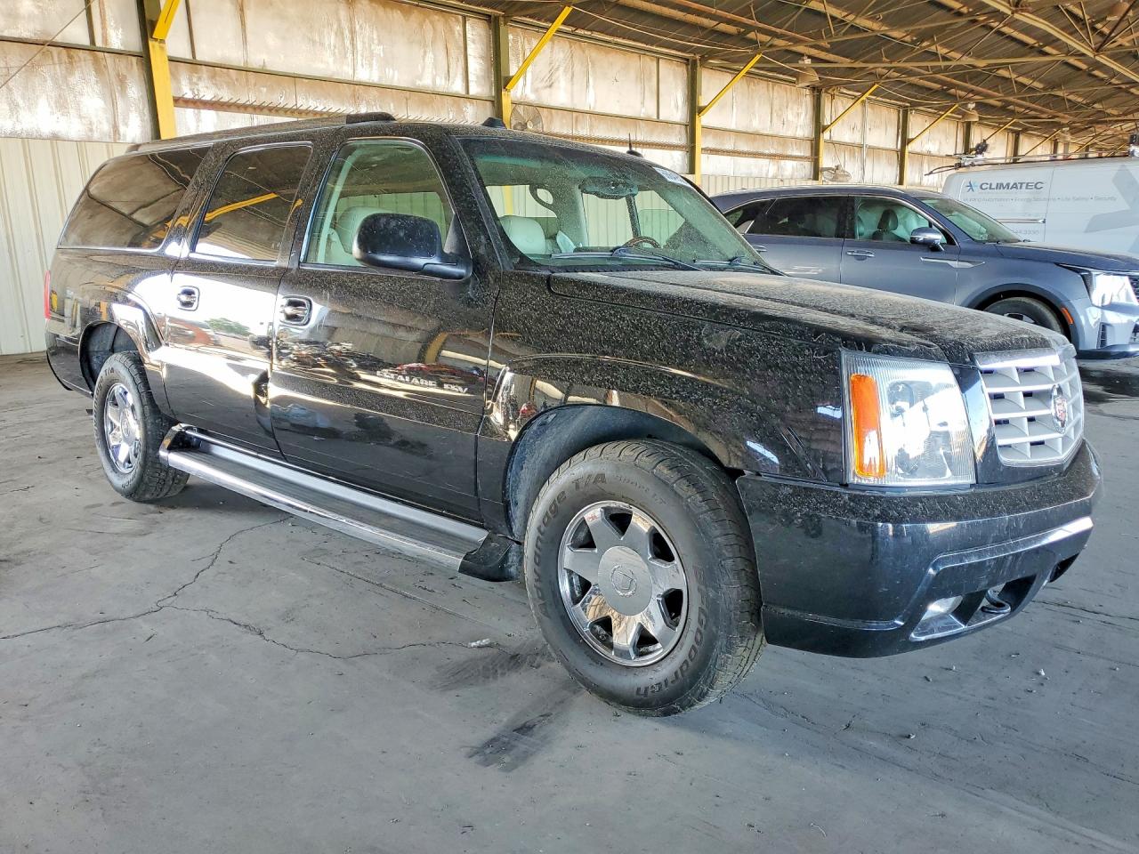 2005 Cadillac Escalade Esv Black vin: 3GYFK66N45G182454