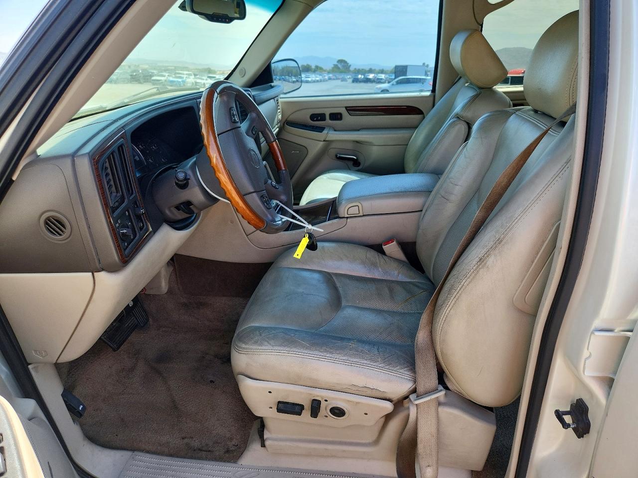 2003 Cadillac Escalade Esv White vin: 3GYFK66N53G317972