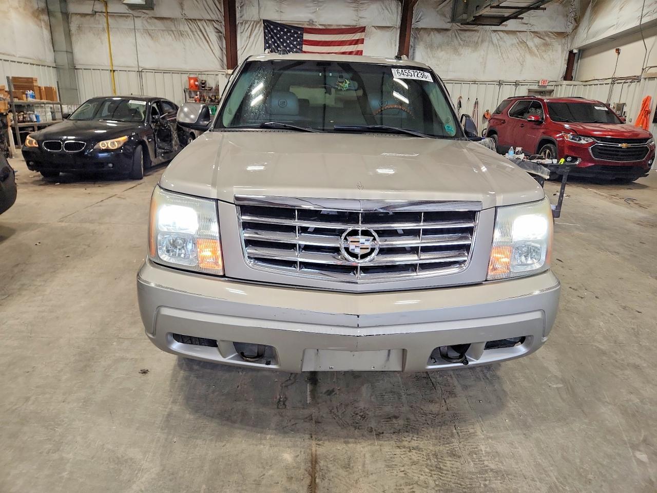 2004 Cadillac Escalade Esv Silver vin: 3GYFK66N54G330884