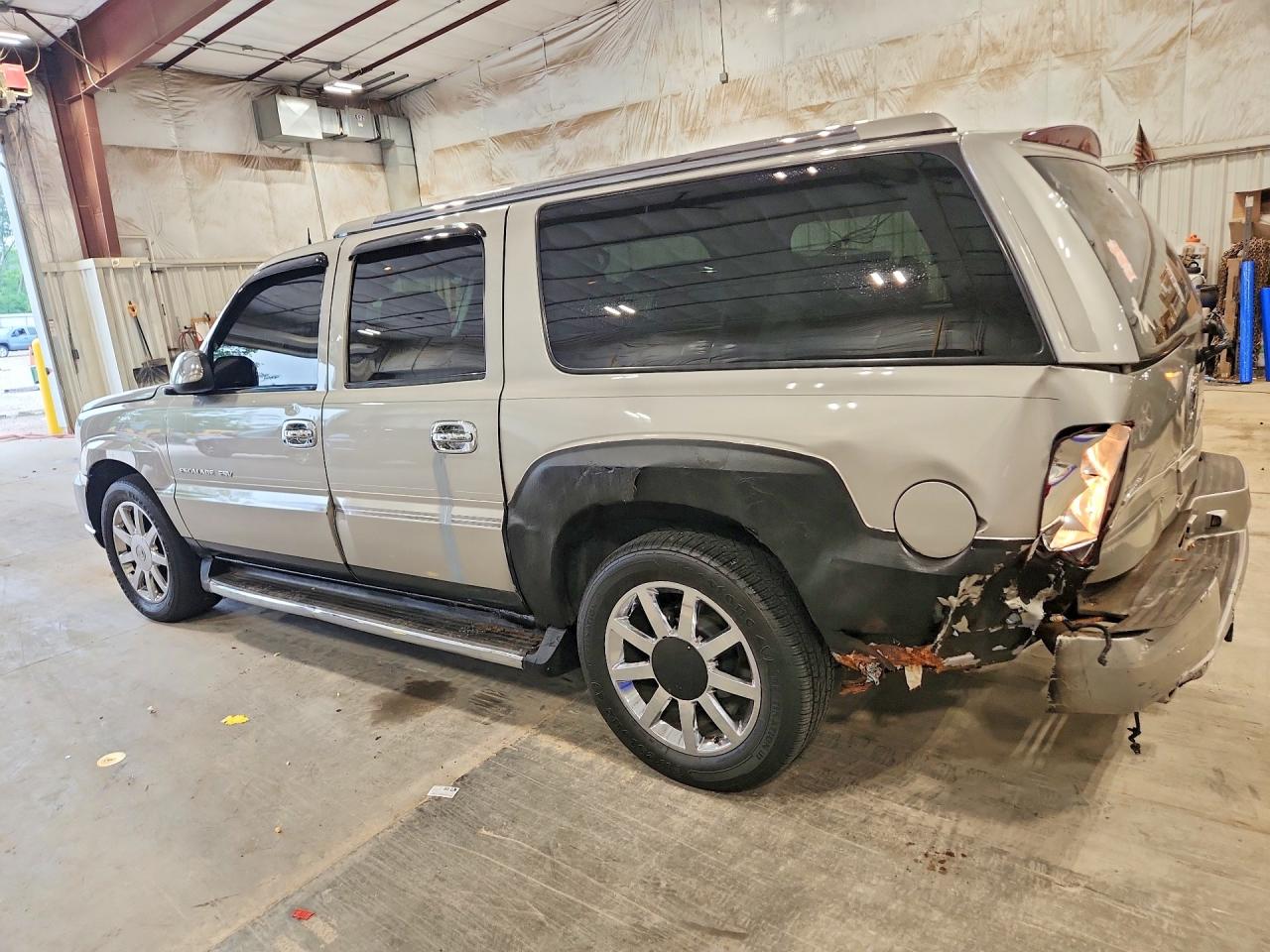 2004 Cadillac Escalade Esv Silver vin: 3GYFK66N54G330884