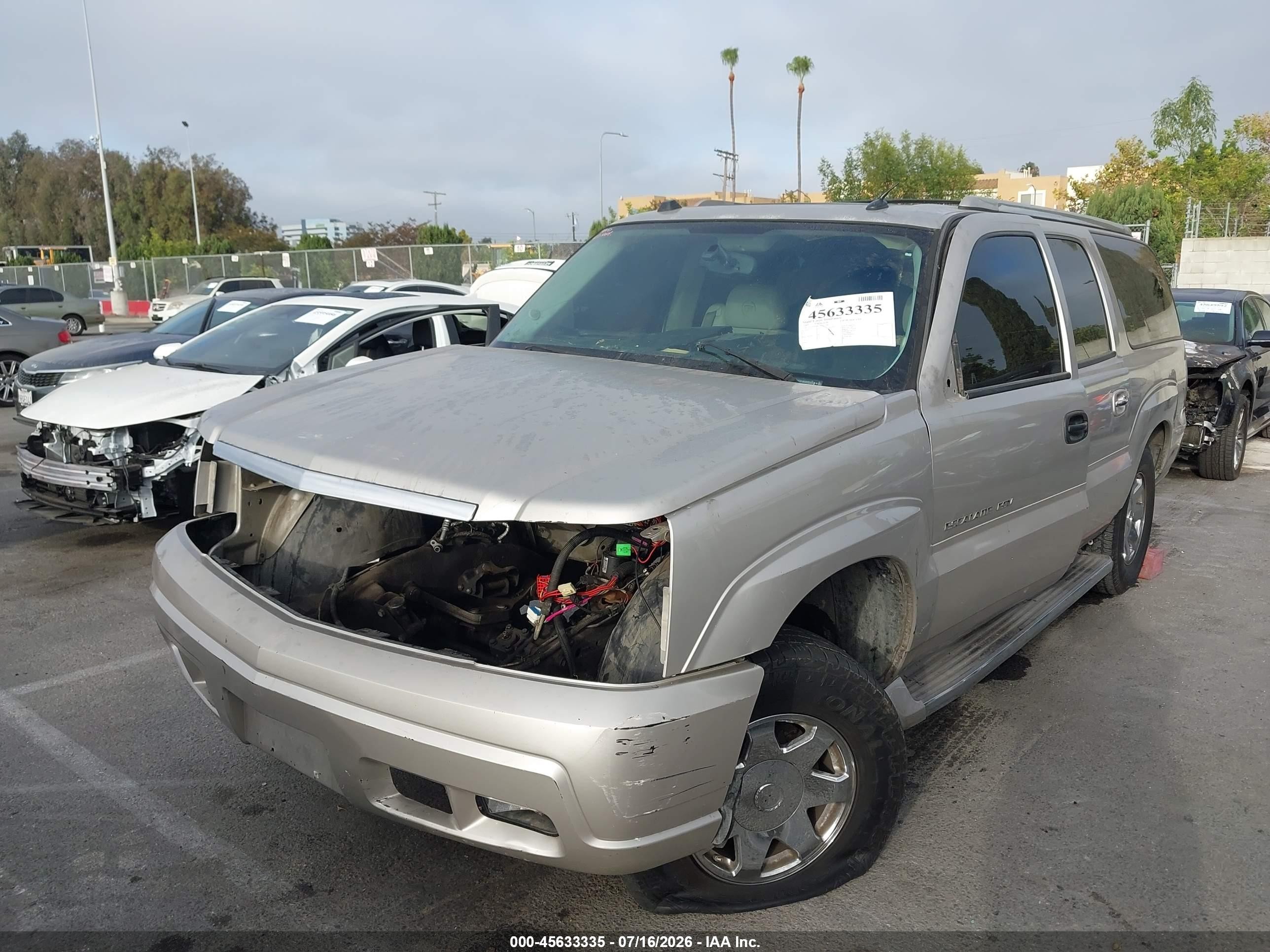 2005 Cadillac Escalade Esv Platinum Edition Champagne vin: 3GYFK66N75G215284