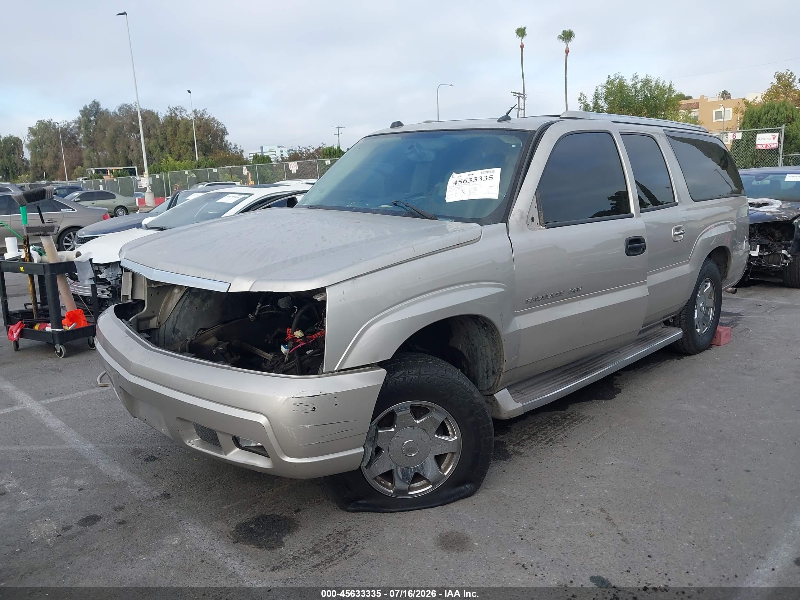 2005 Cadillac Escalade Esv Platinum Edition Champagne vin: 3GYFK66N75G215284