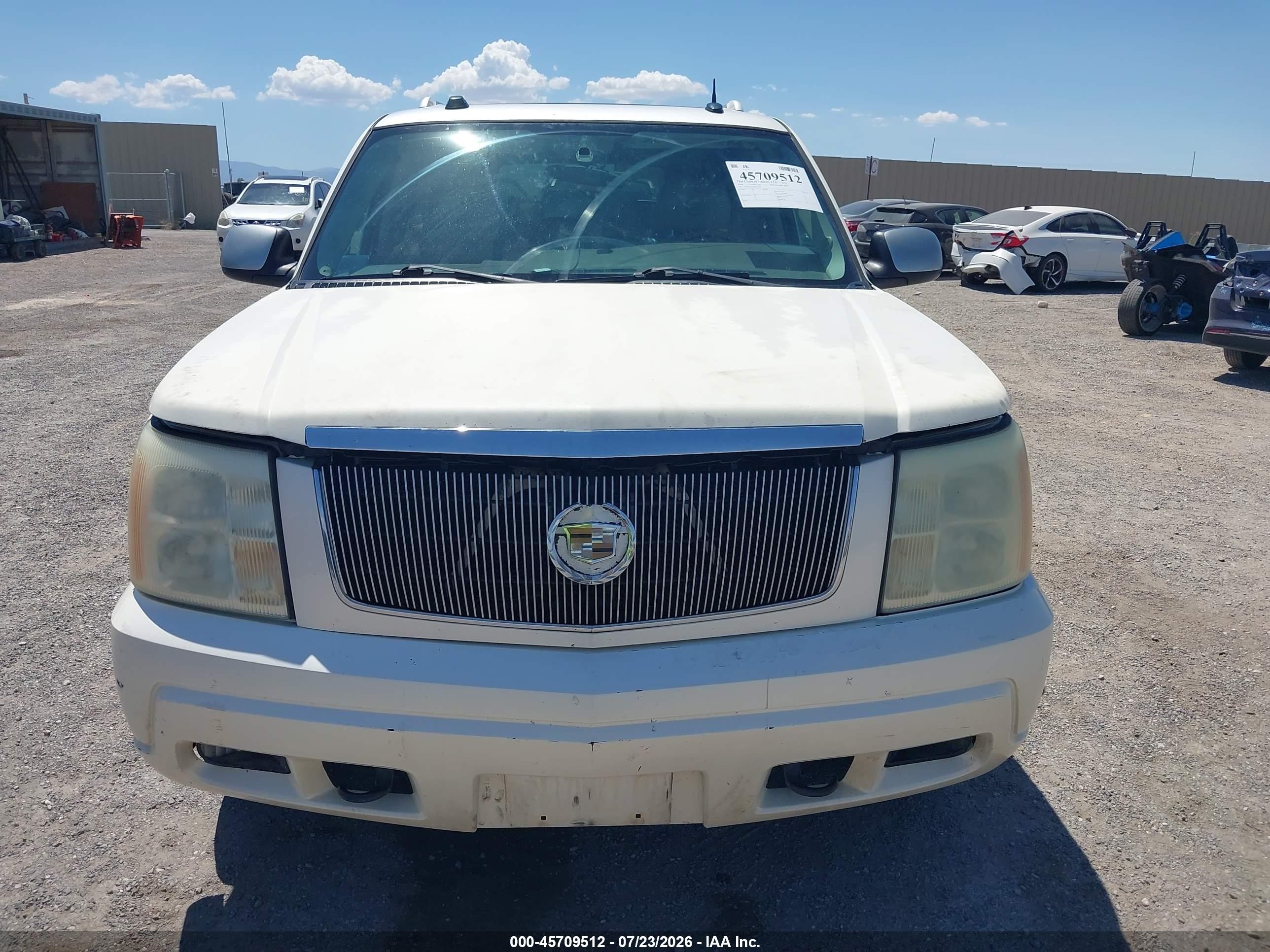 2004 Cadillac Escalade Esv Standard White vin: 3GYFK66N84G152971