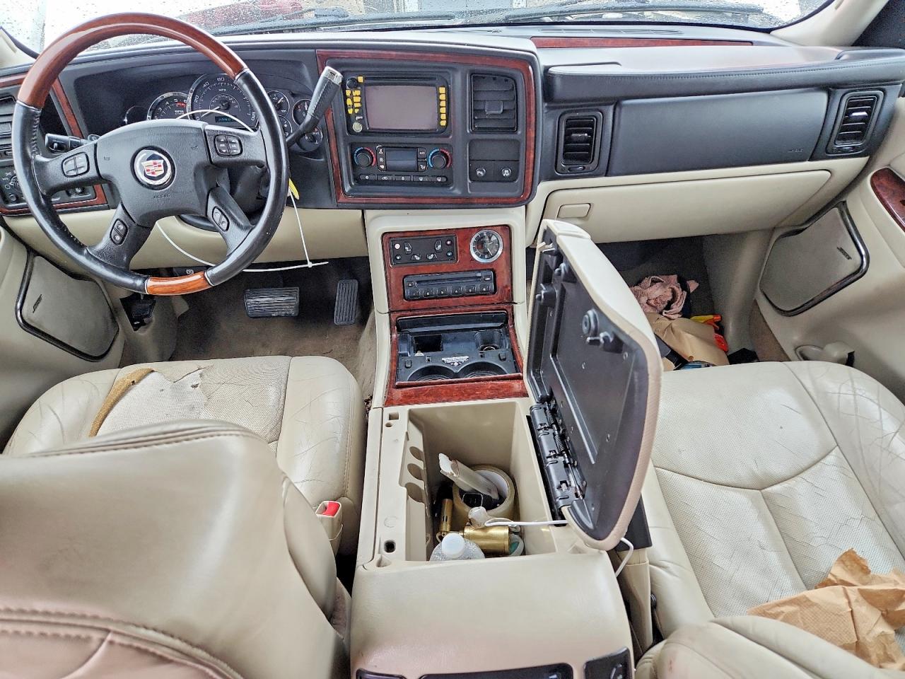 2004 Cadillac Escalade Esv White vin: 3GYFK66N84G337893