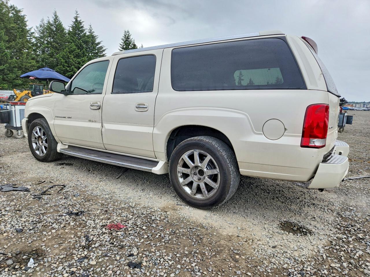 2004 Cadillac Escalade Esv White vin: 3GYFK66N84G337893