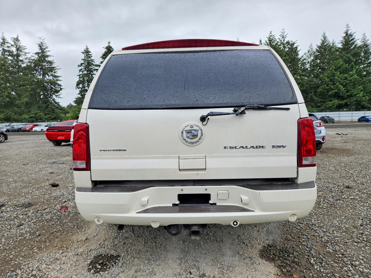 2004 Cadillac Escalade Esv White vin: 3GYFK66N84G337893