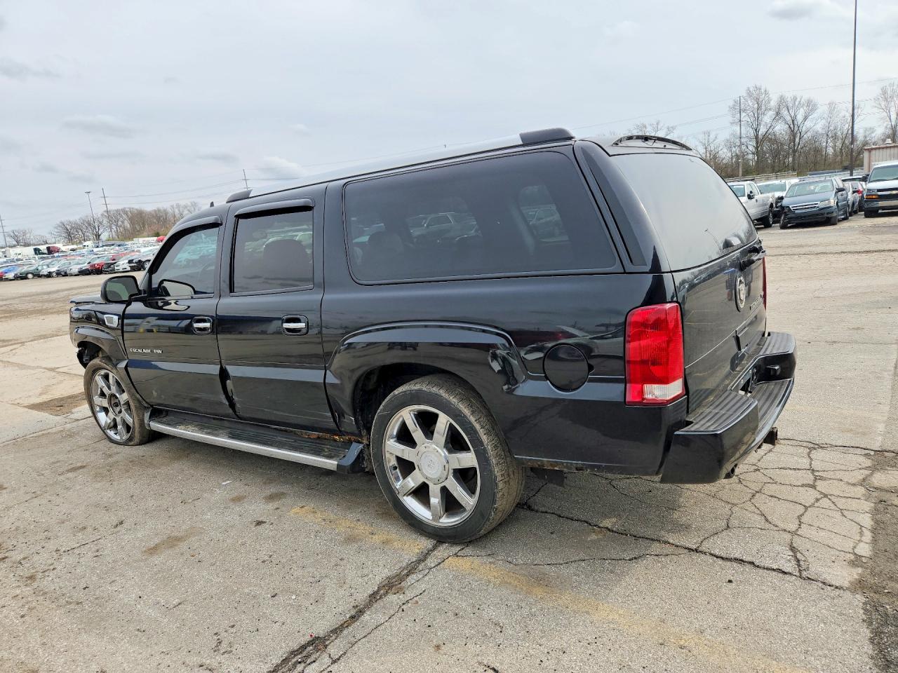2006 Cadillac Escalade Esv Black vin: 3GYFK66N96G212470