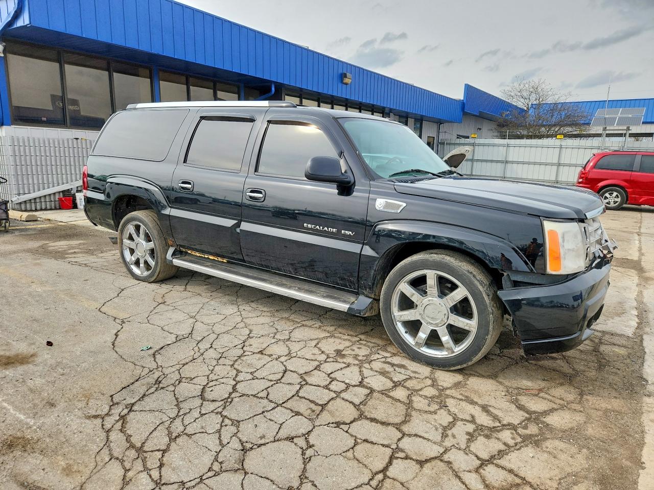 2006 Cadillac Escalade Esv Black vin: 3GYFK66N96G212470