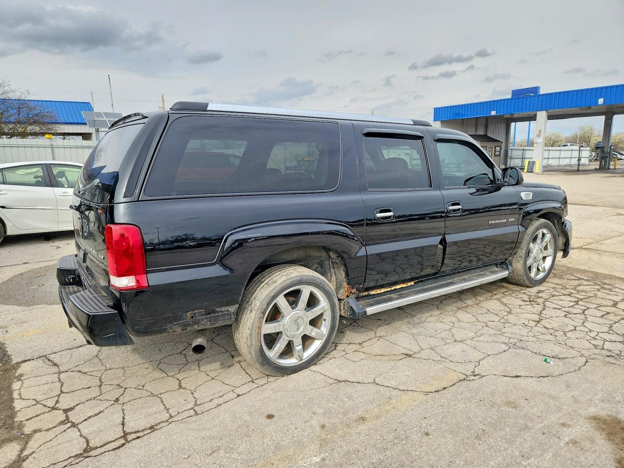 2006 Cadillac Escalade Esv Black vin: 3GYFK66N96G212470
