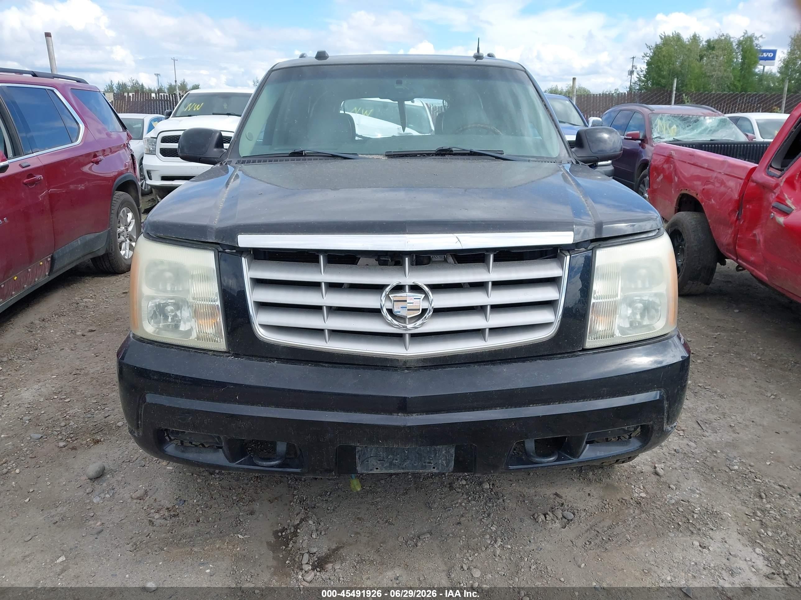 2004 Cadillac Escalade Esv Standard Black vin: 3GYFK66NX4G141552