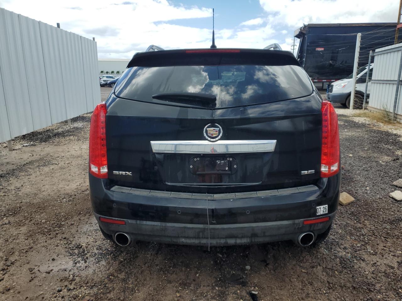 2012 Cadillac Srx Luxury Collection Black vin: 3GYFNAE30CS509288 Damage: Lift Gate, Heavy Scratch, 1 To 2 Inches