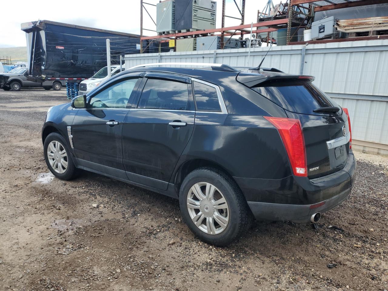 2012 Cadillac Srx Luxury Collection Black vin: 3GYFNAE30CS509288 Damage: Left Rear Door, Dent(S) W/ Paint Dmg, 1 To 2 Inches