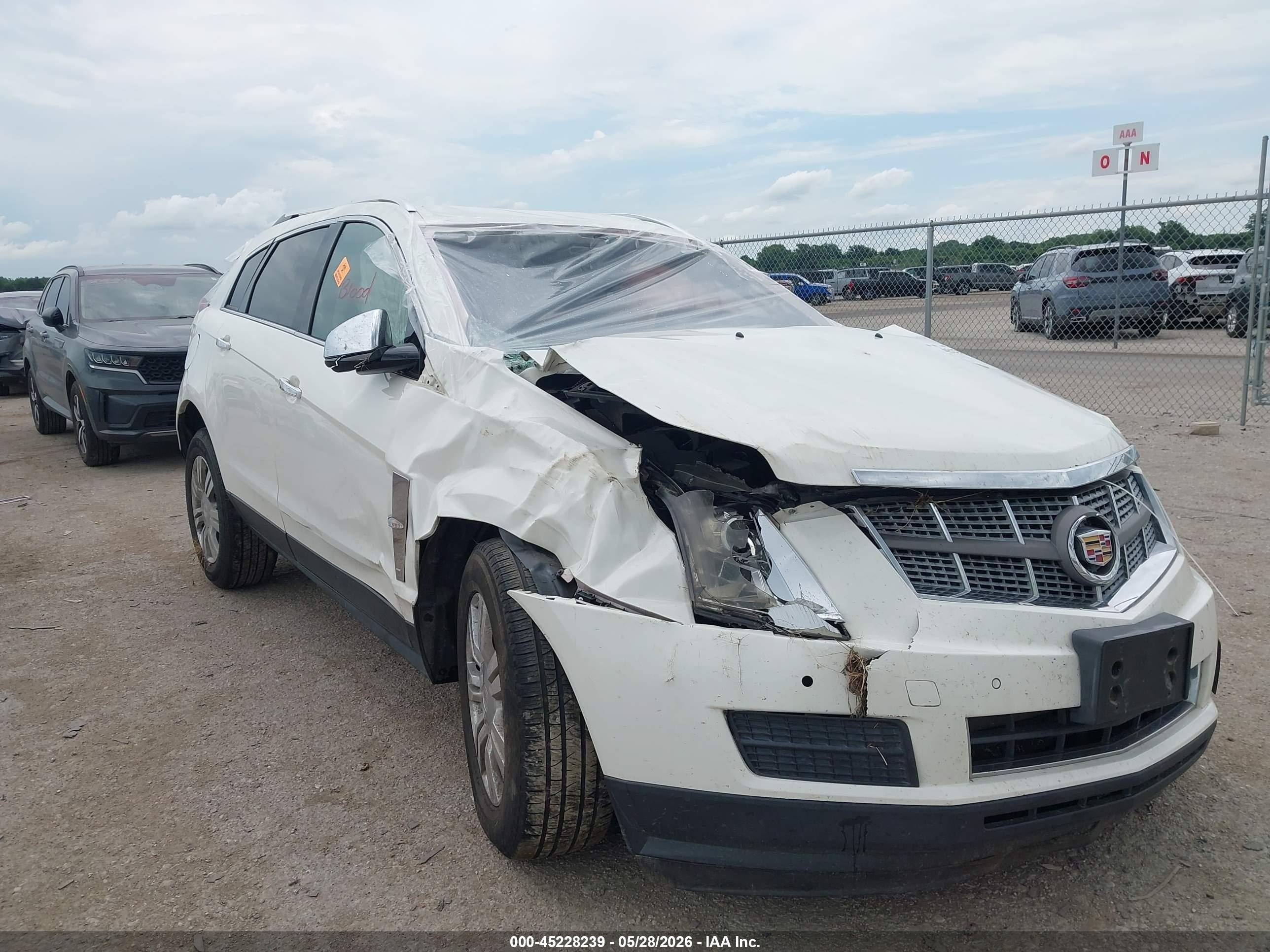2012 Cadillac Srx Luxury Collection Белый vin: 3GYFNAE30CS550150