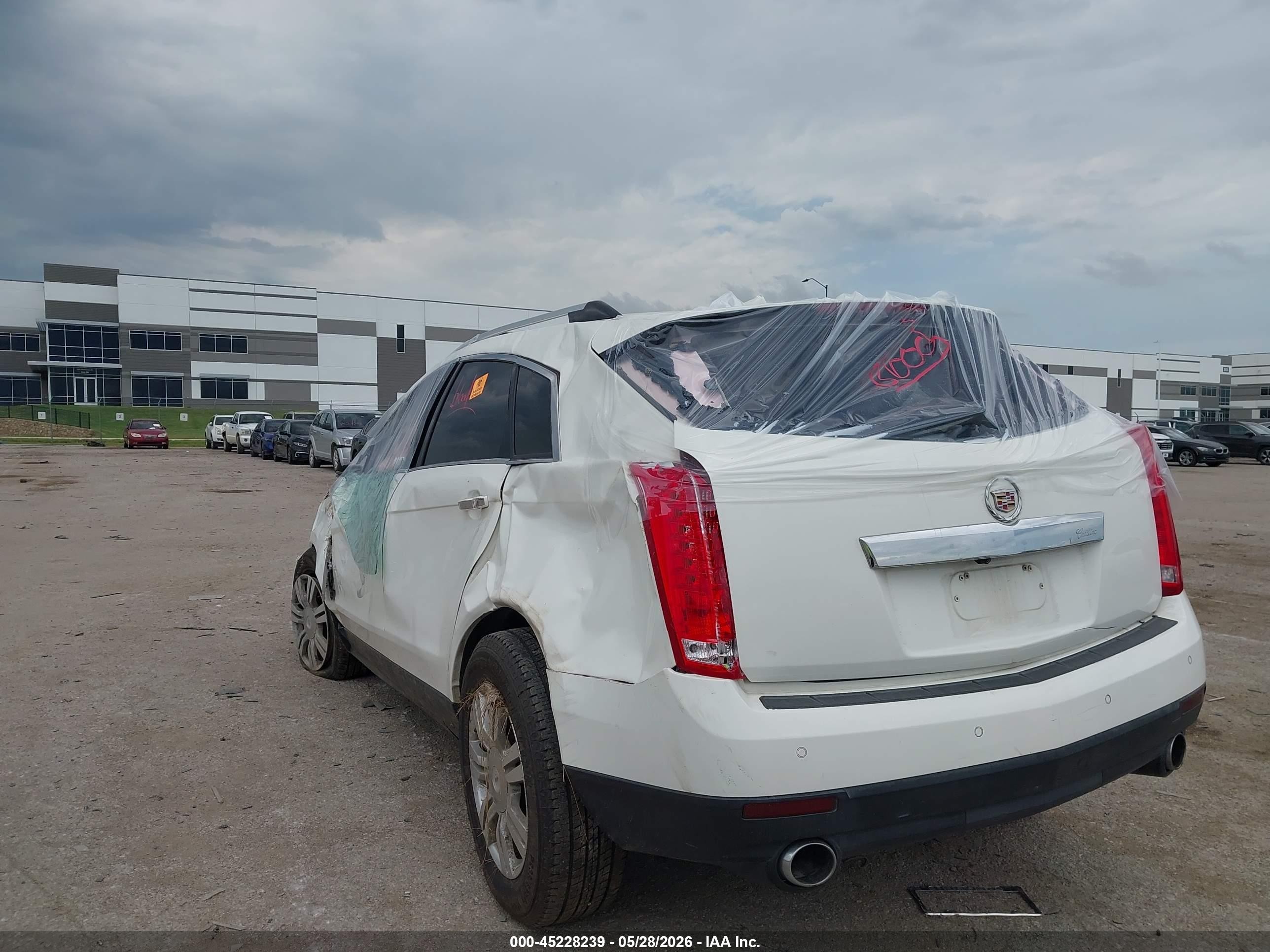 2012 Cadillac Srx Luxury Collection White vin: 3GYFNAE30CS550150