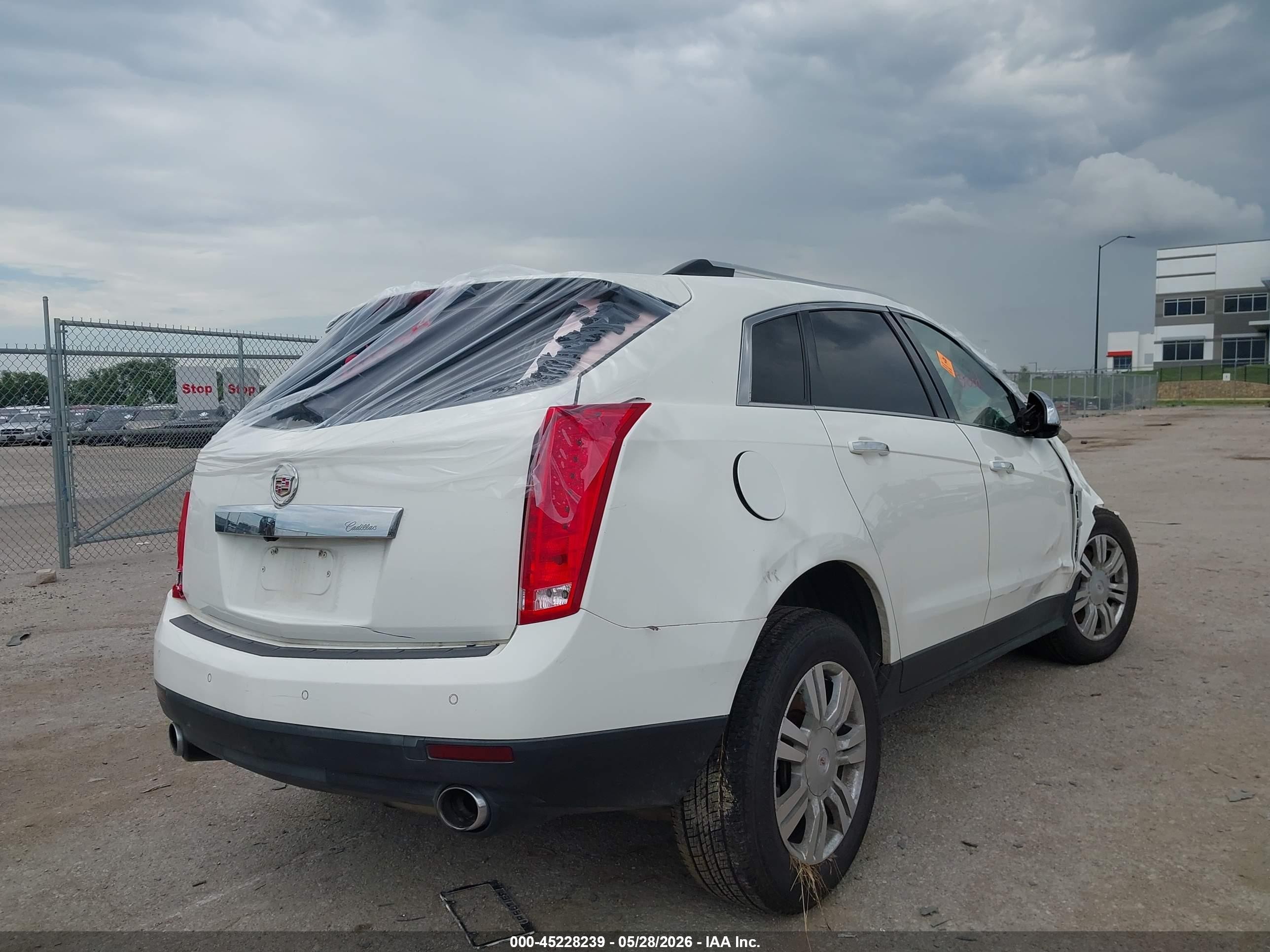 2012 Cadillac Srx Luxury Collection White vin: 3GYFNAE30CS550150