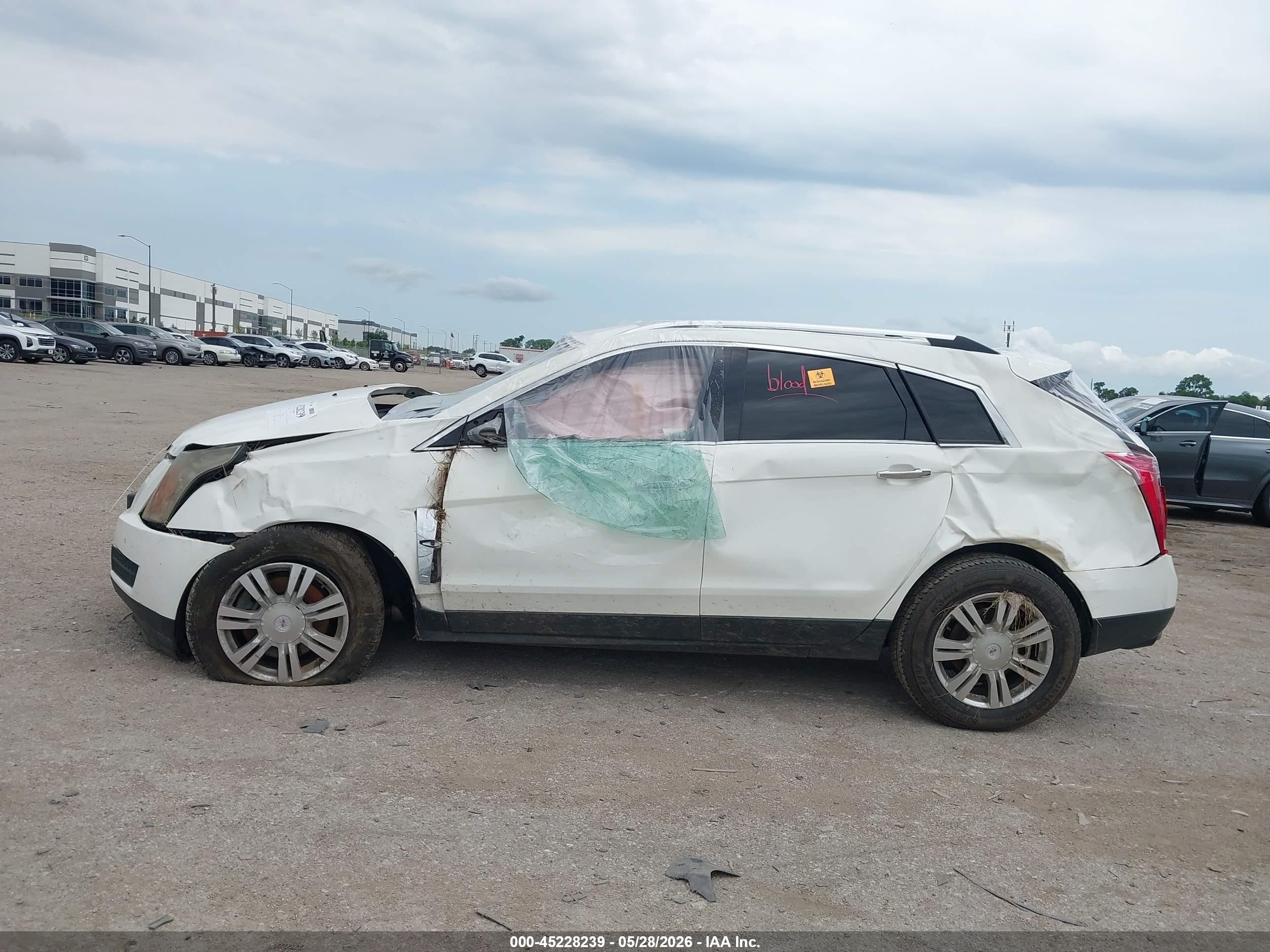 2012 Cadillac Srx Luxury Collection White vin: 3GYFNAE30CS550150