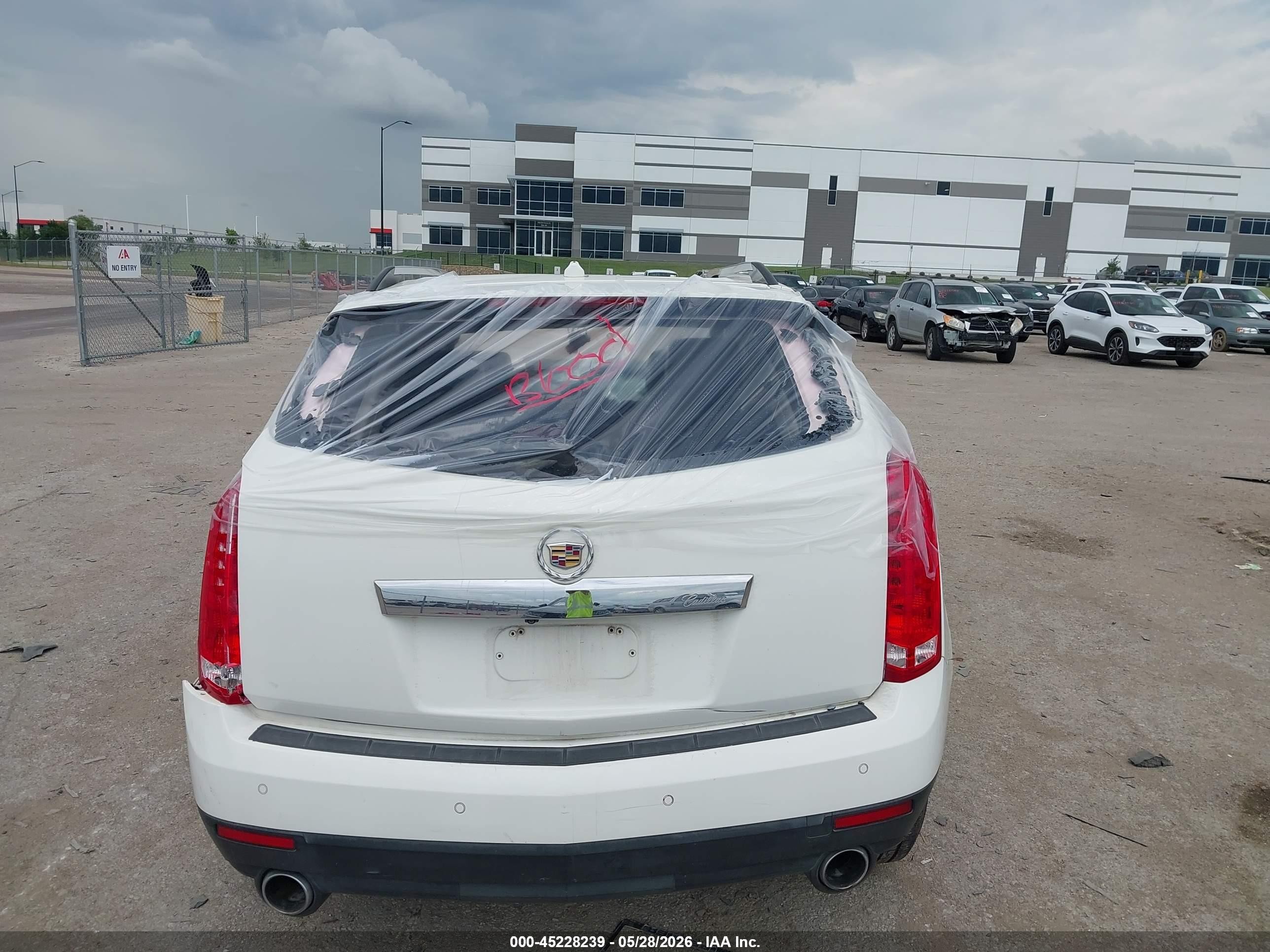 2012 Cadillac Srx Luxury Collection White vin: 3GYFNAE30CS550150