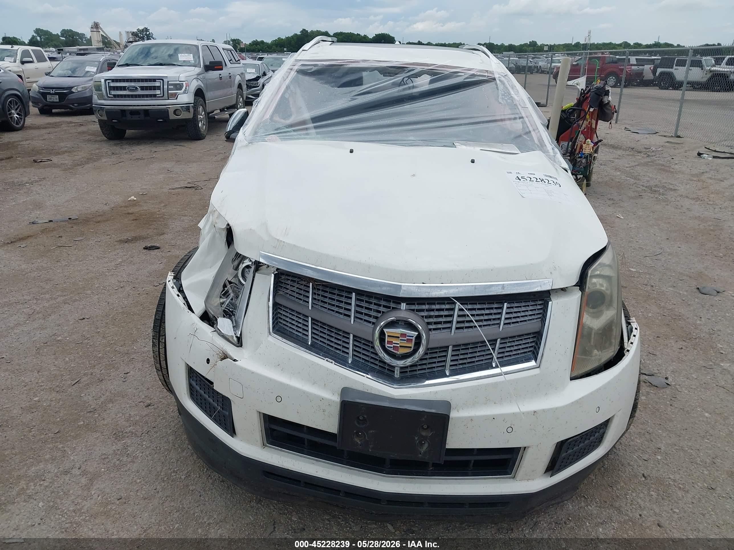 2012 Cadillac Srx Luxury Collection White vin: 3GYFNAE30CS550150