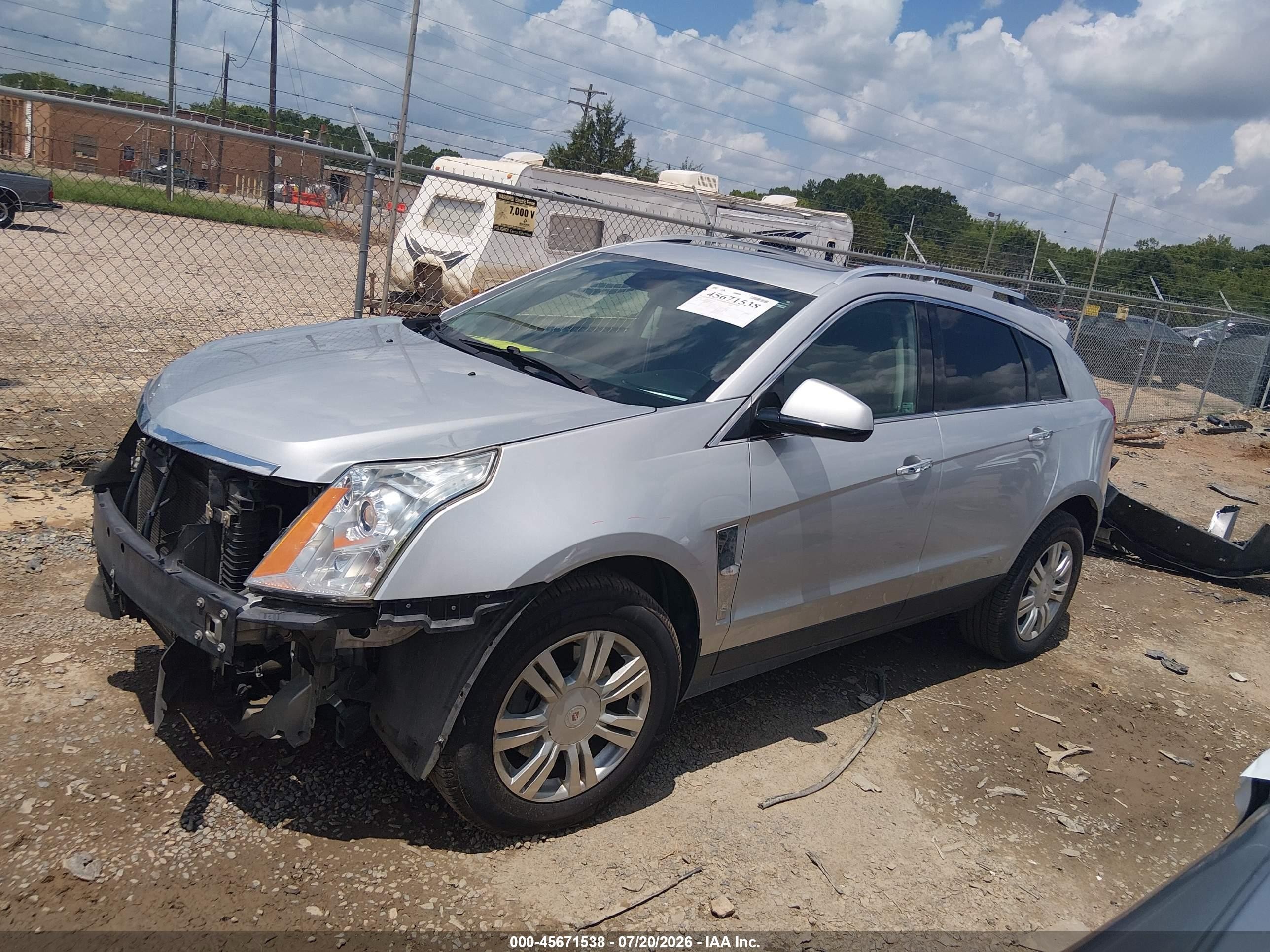 2012 Cadillac Srx Luxury Collection Silver vin: 3GYFNAE30CS596397
