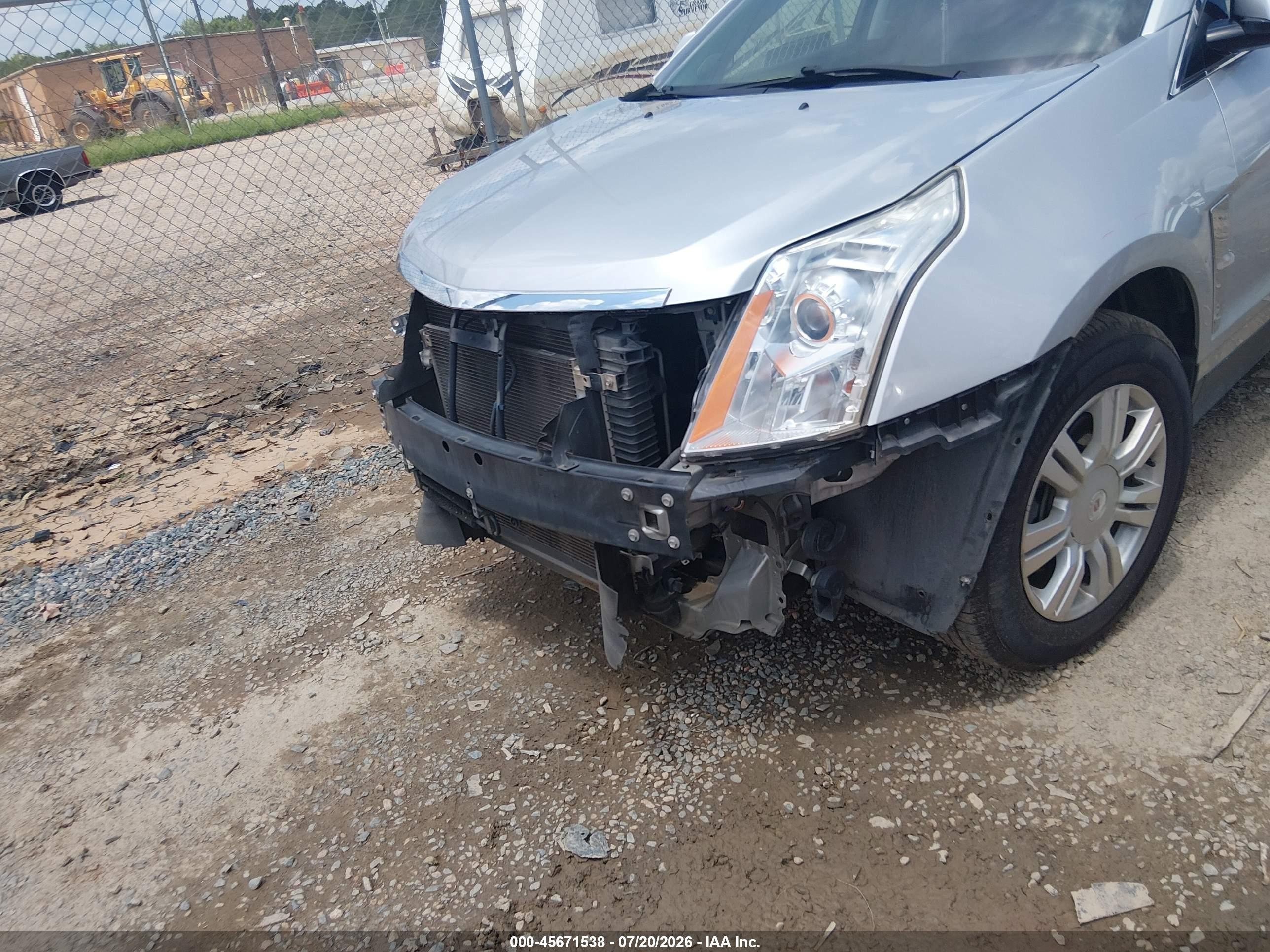 2012 Cadillac Srx Luxury Collection Silver vin: 3GYFNAE30CS596397