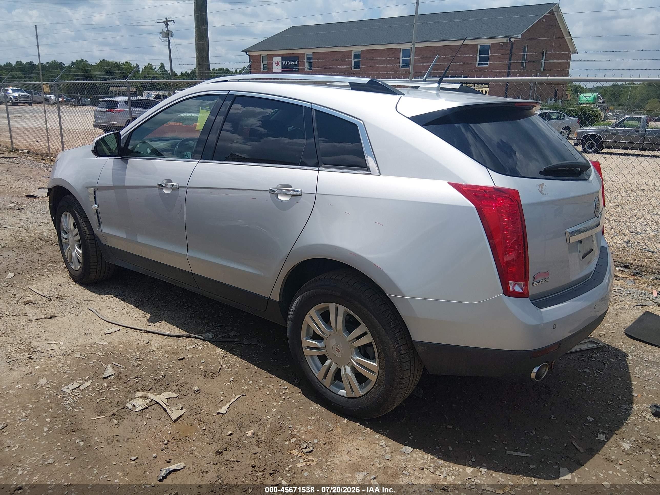 2012 Cadillac Srx Luxury Collection Silver vin: 3GYFNAE30CS596397