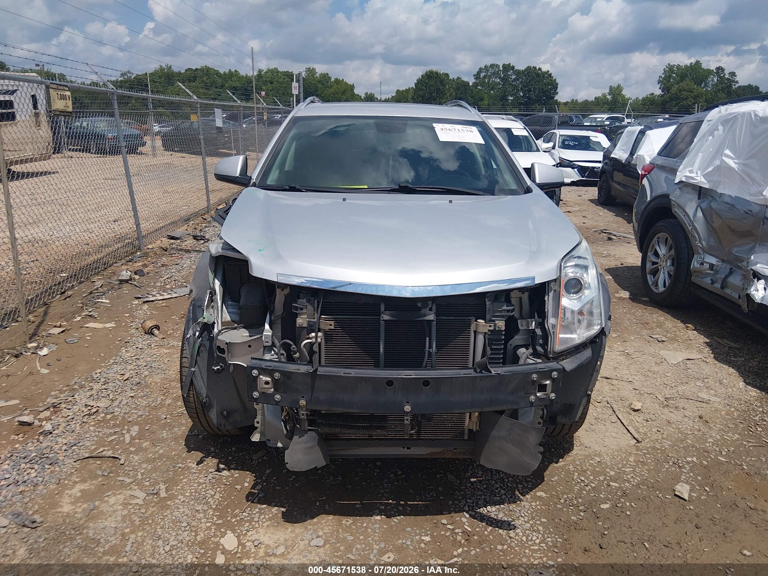 2012 Cadillac Srx Luxury Collection Silver vin: 3GYFNAE30CS596397