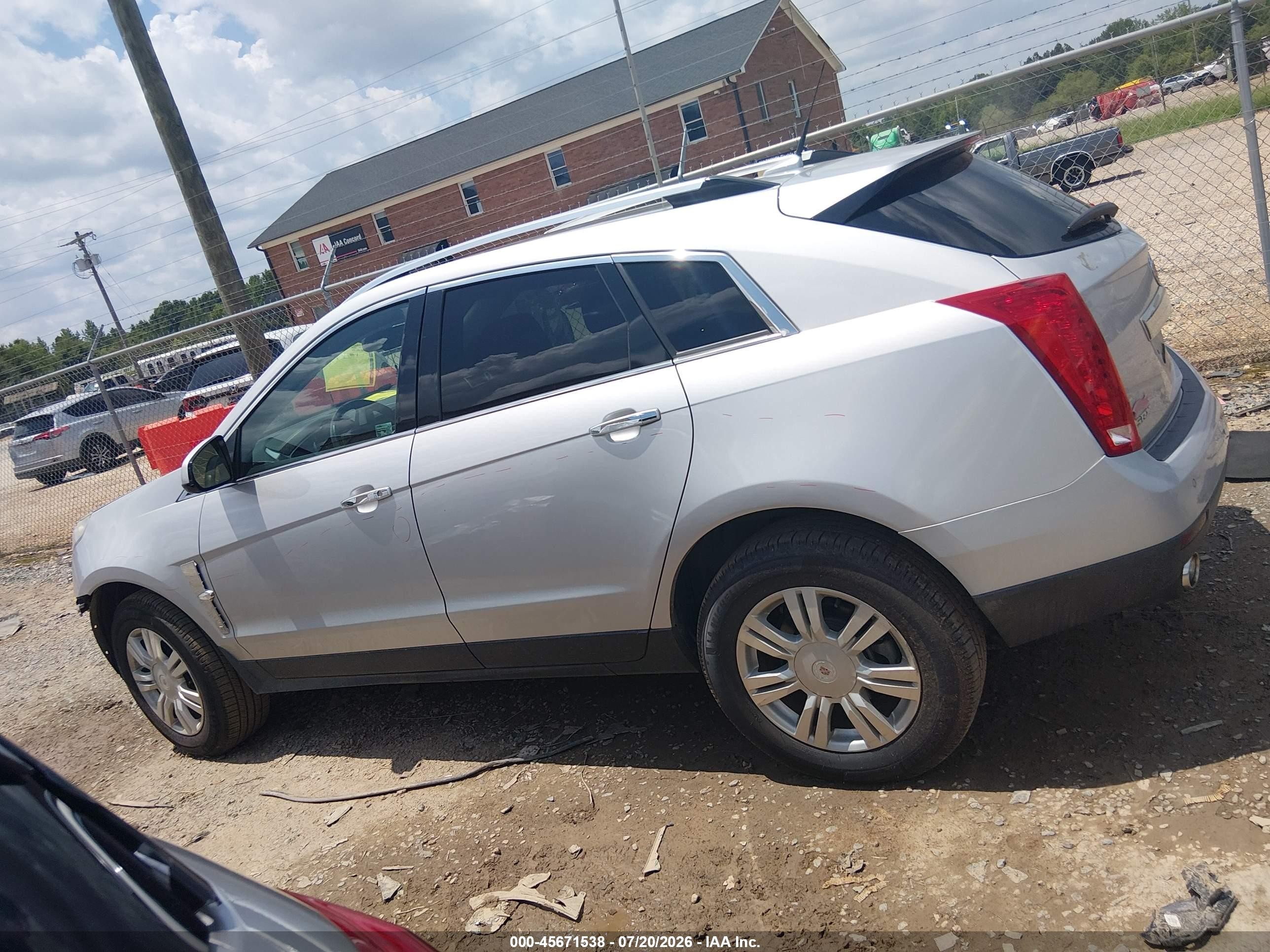 2012 Cadillac Srx Luxury Collection Silver vin: 3GYFNAE30CS596397