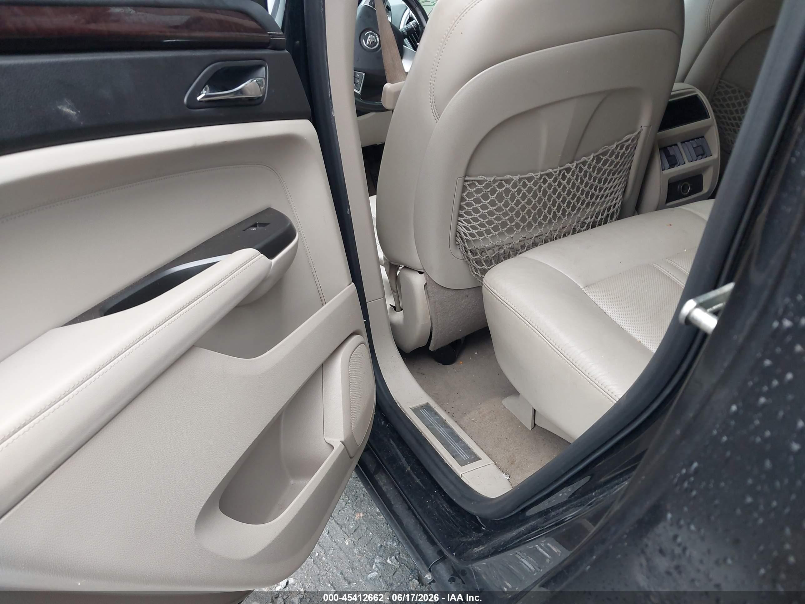 2012 Cadillac Srx Luxury Collection Black vin: 3GYFNAE30CS645260