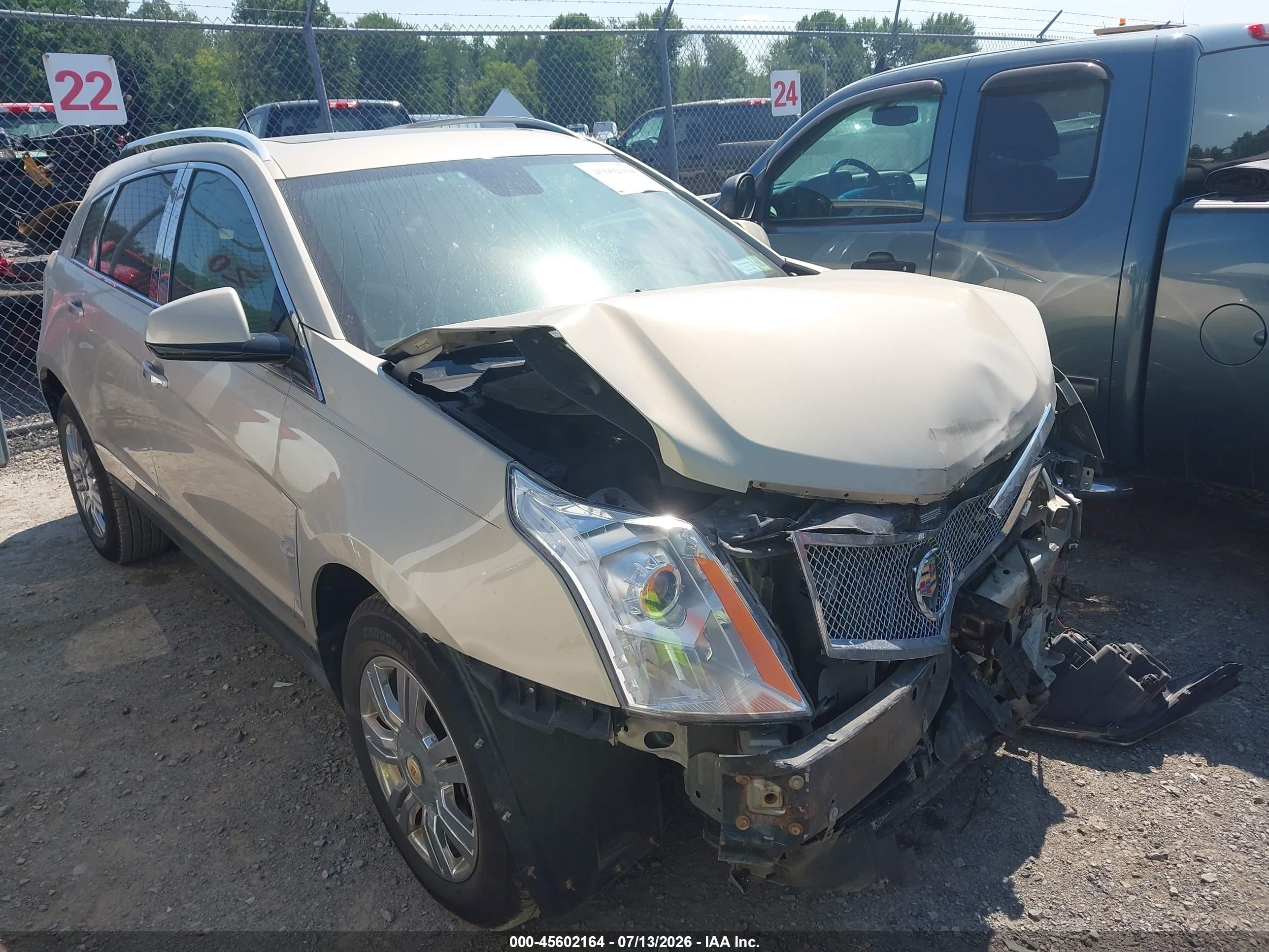 2012 Cadillac Srx Luxury Collection Beige vin: 3GYFNAE31CS510580