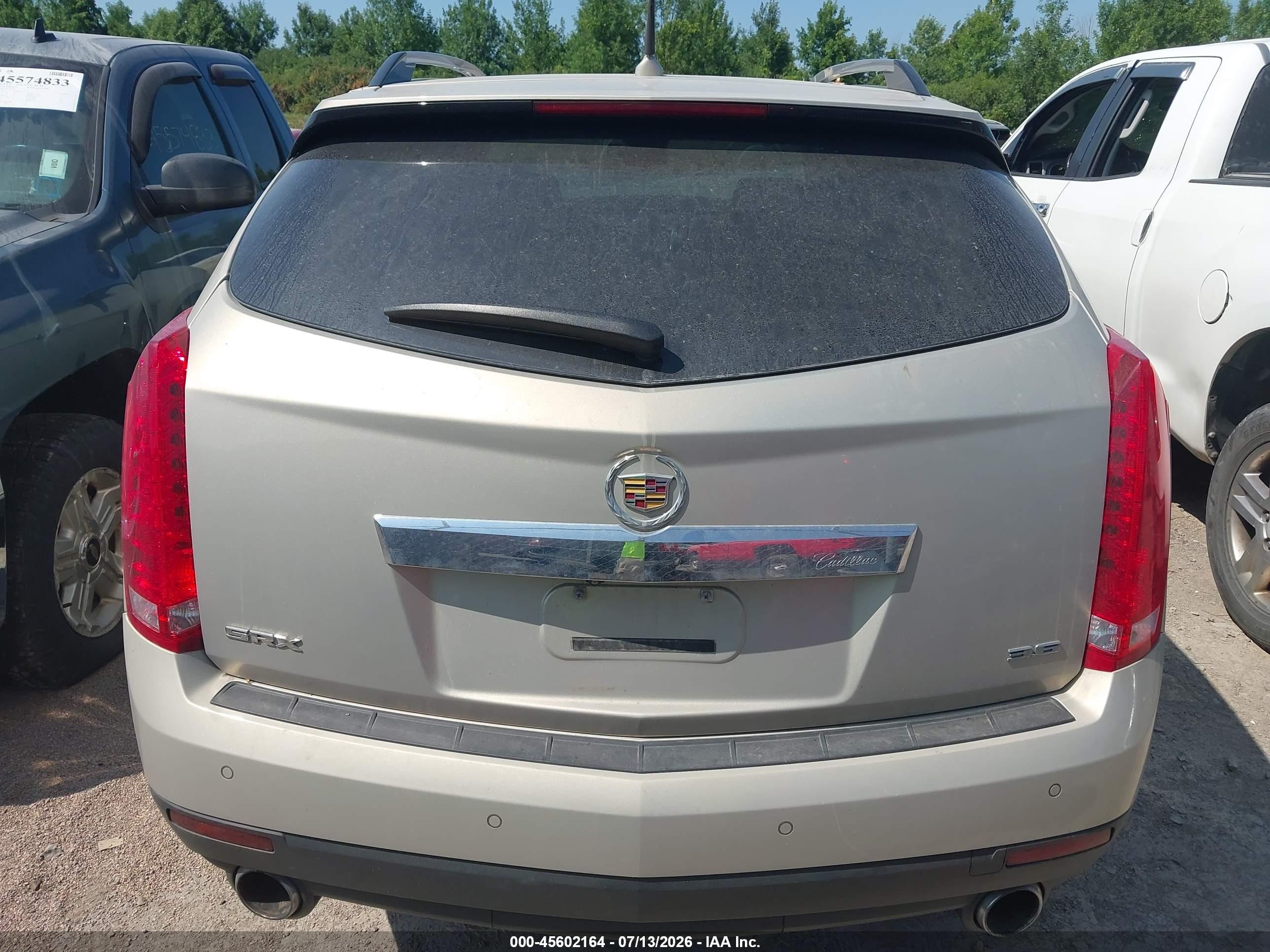 2012 Cadillac Srx Luxury Collection Beige vin: 3GYFNAE31CS510580