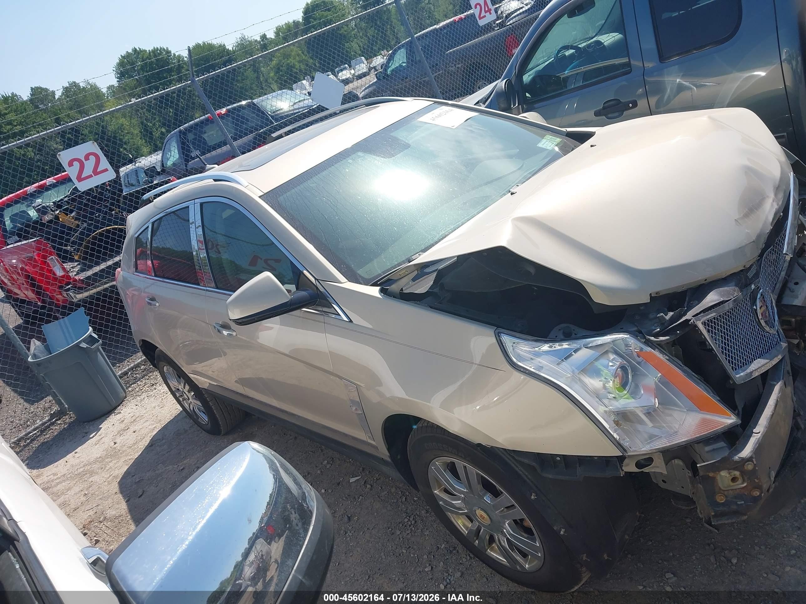 2012 Cadillac Srx Luxury Collection Beige vin: 3GYFNAE31CS510580