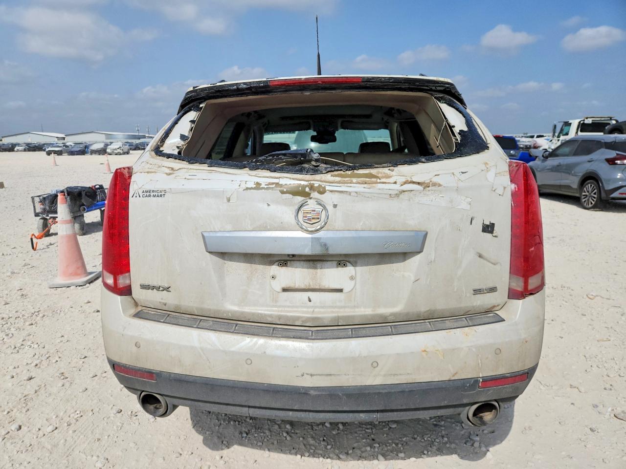 2012 Cadillac Srx Luxury Collection White vin: 3GYFNAE31CS518890