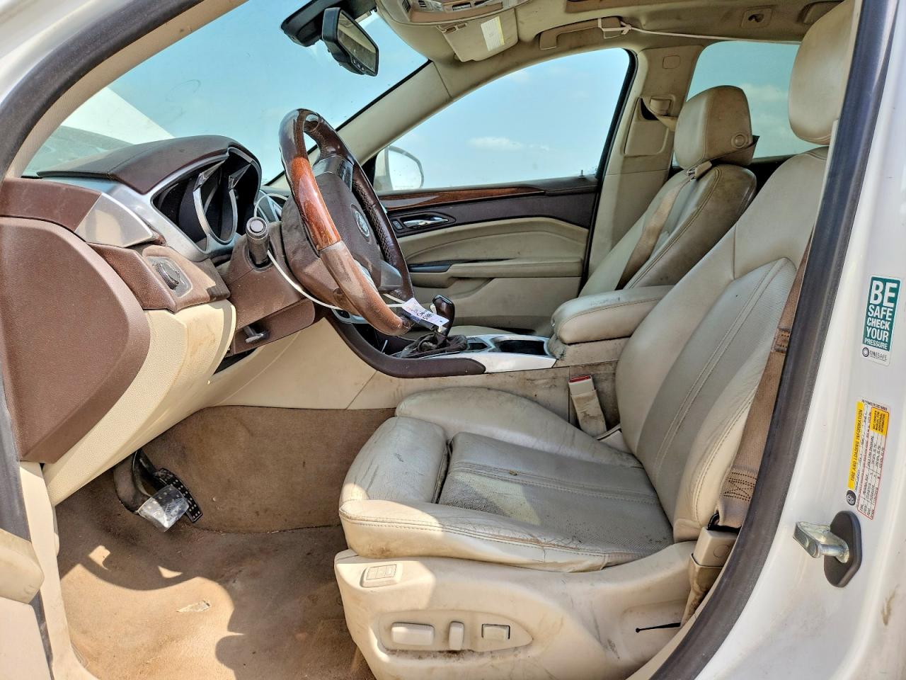 2012 Cadillac Srx Luxury Collection White vin: 3GYFNAE31CS518890