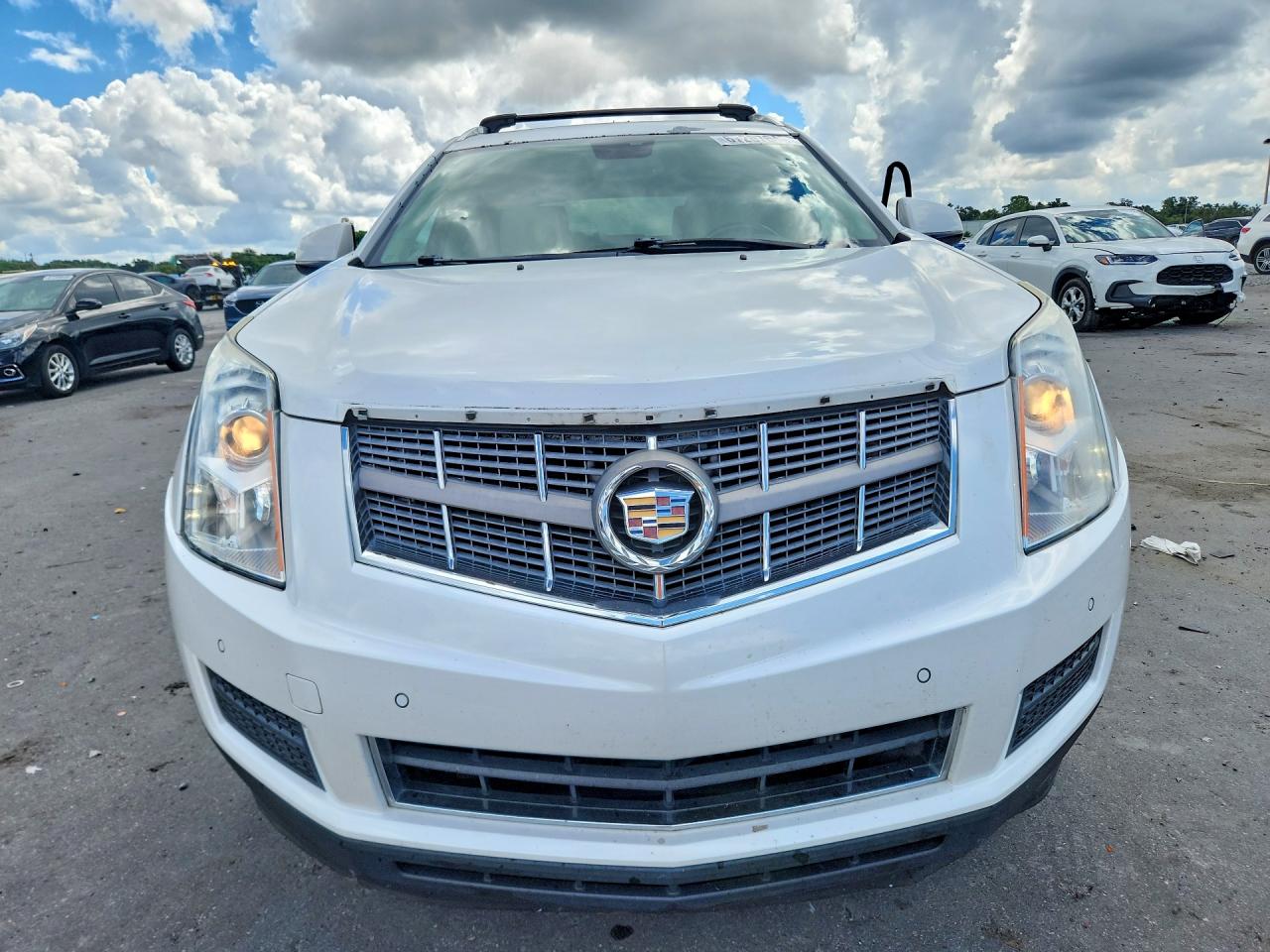 2012 Cadillac Srx Luxury Collection Белый vin: 3GYFNAE31CS542705