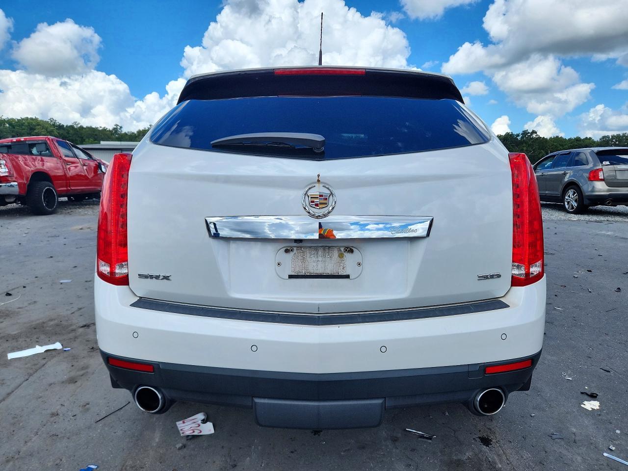 2012 Cadillac Srx Luxury Collection Белый vin: 3GYFNAE31CS542705