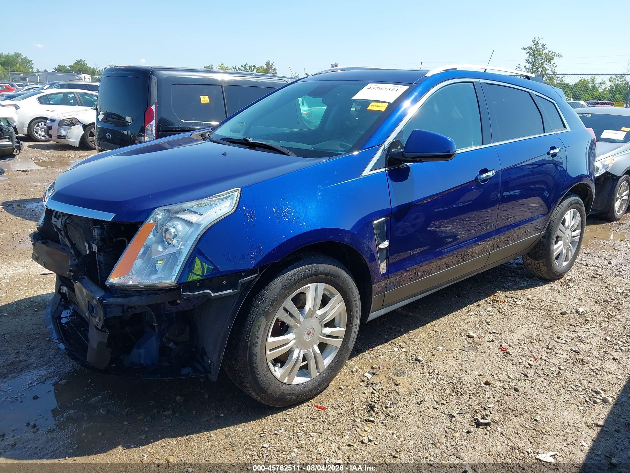 2012 Cadillac Srx Luxury Collection Blue vin: 3GYFNAE31CS596800