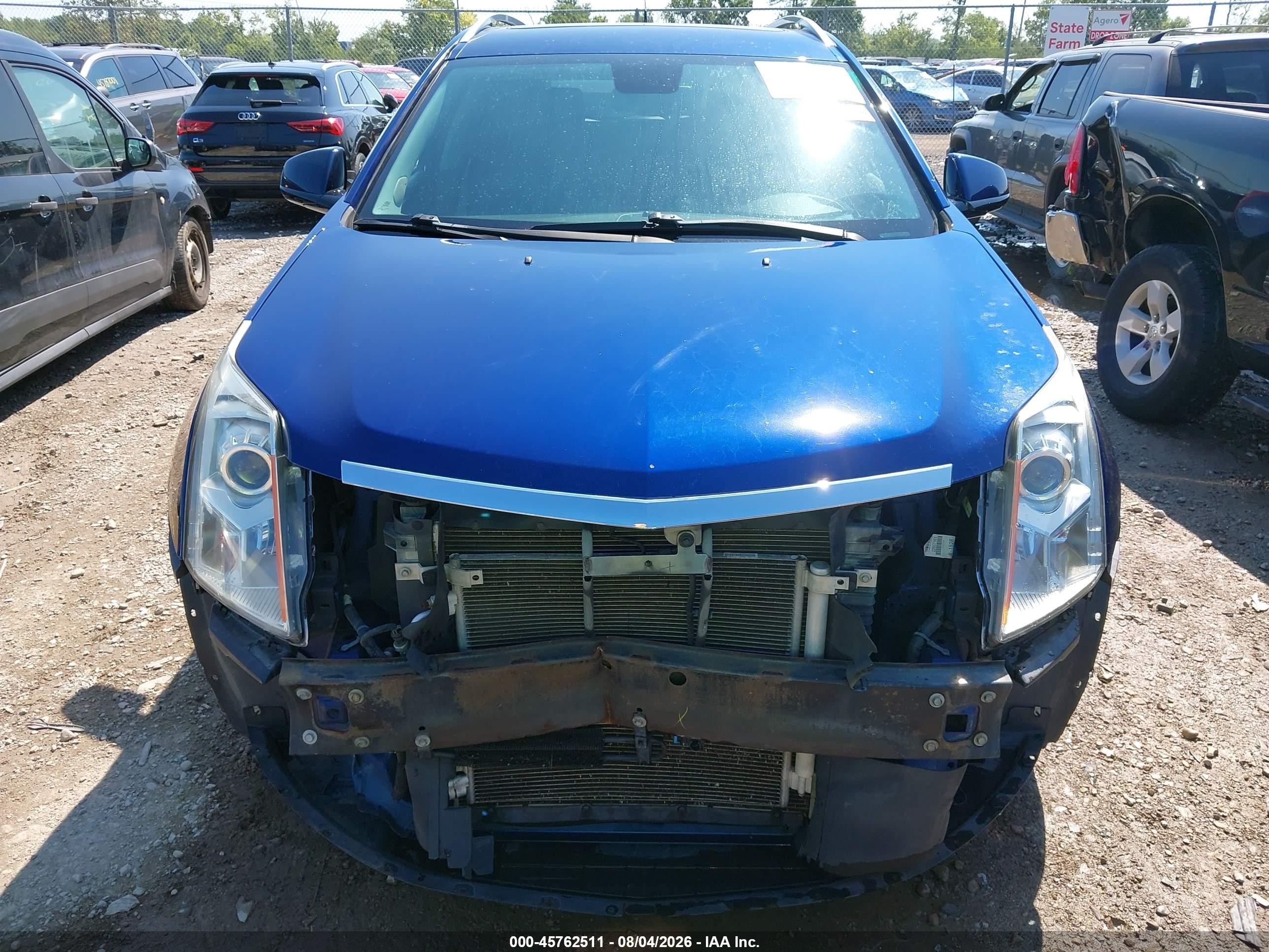 2012 Cadillac Srx Luxury Collection Blue vin: 3GYFNAE31CS596800