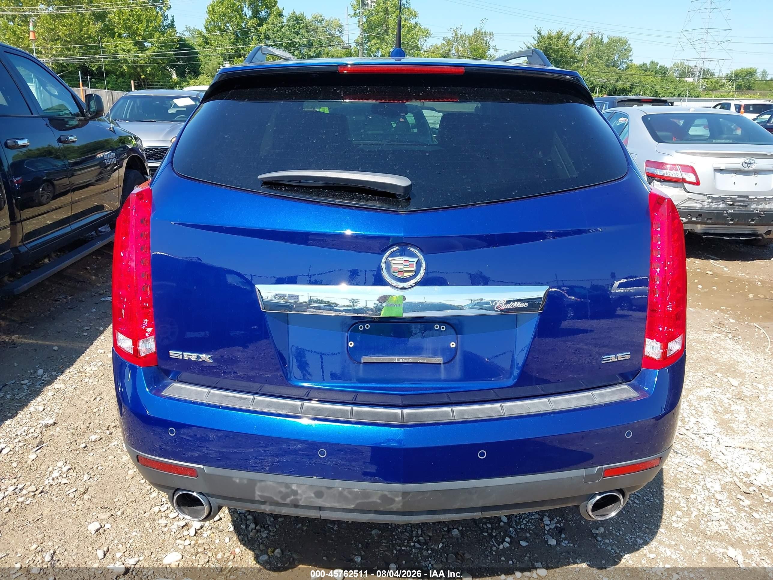 2012 Cadillac Srx Luxury Collection Blue vin: 3GYFNAE31CS596800